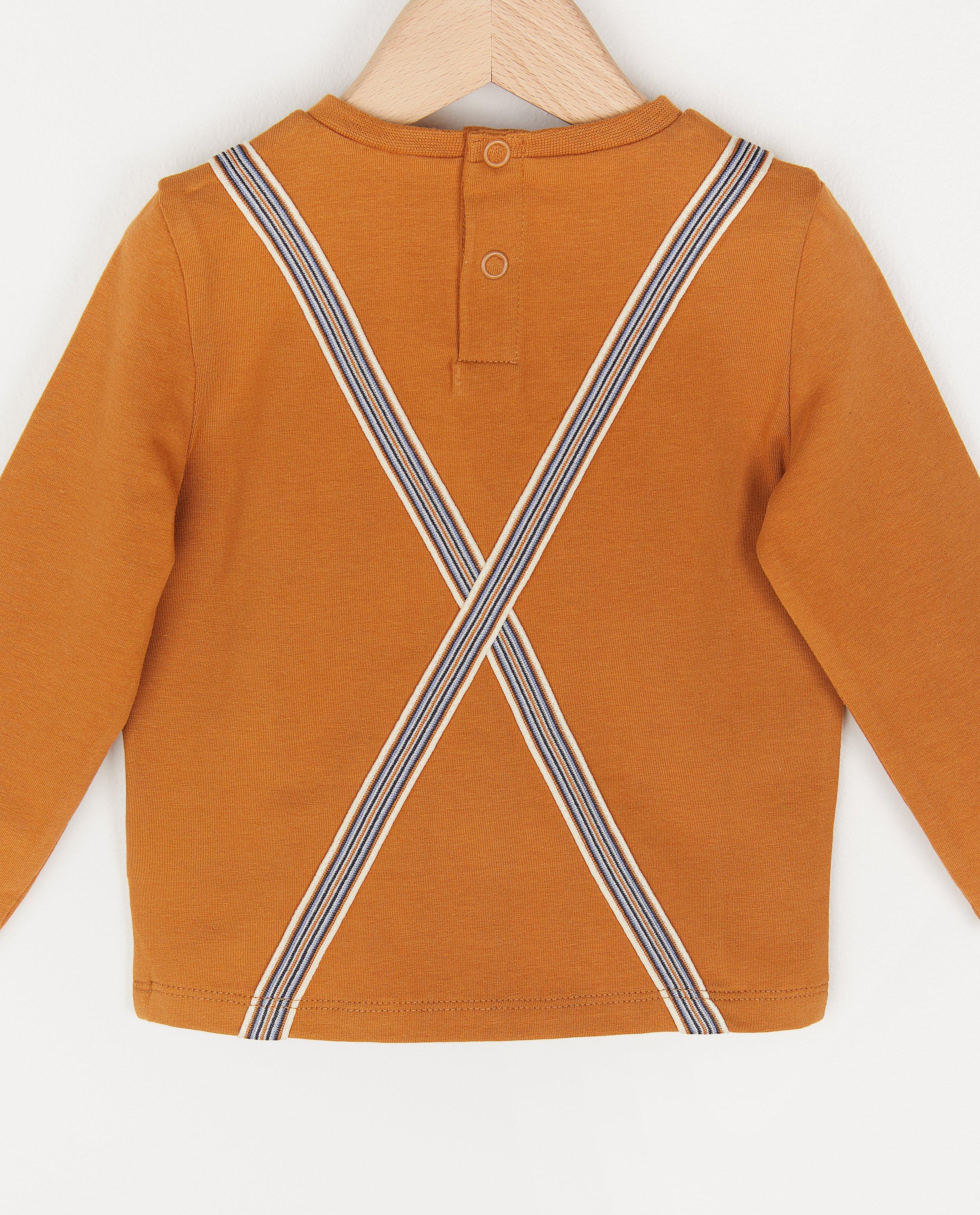 T-shirts - Biokatoenen longsleeve met strik Feest