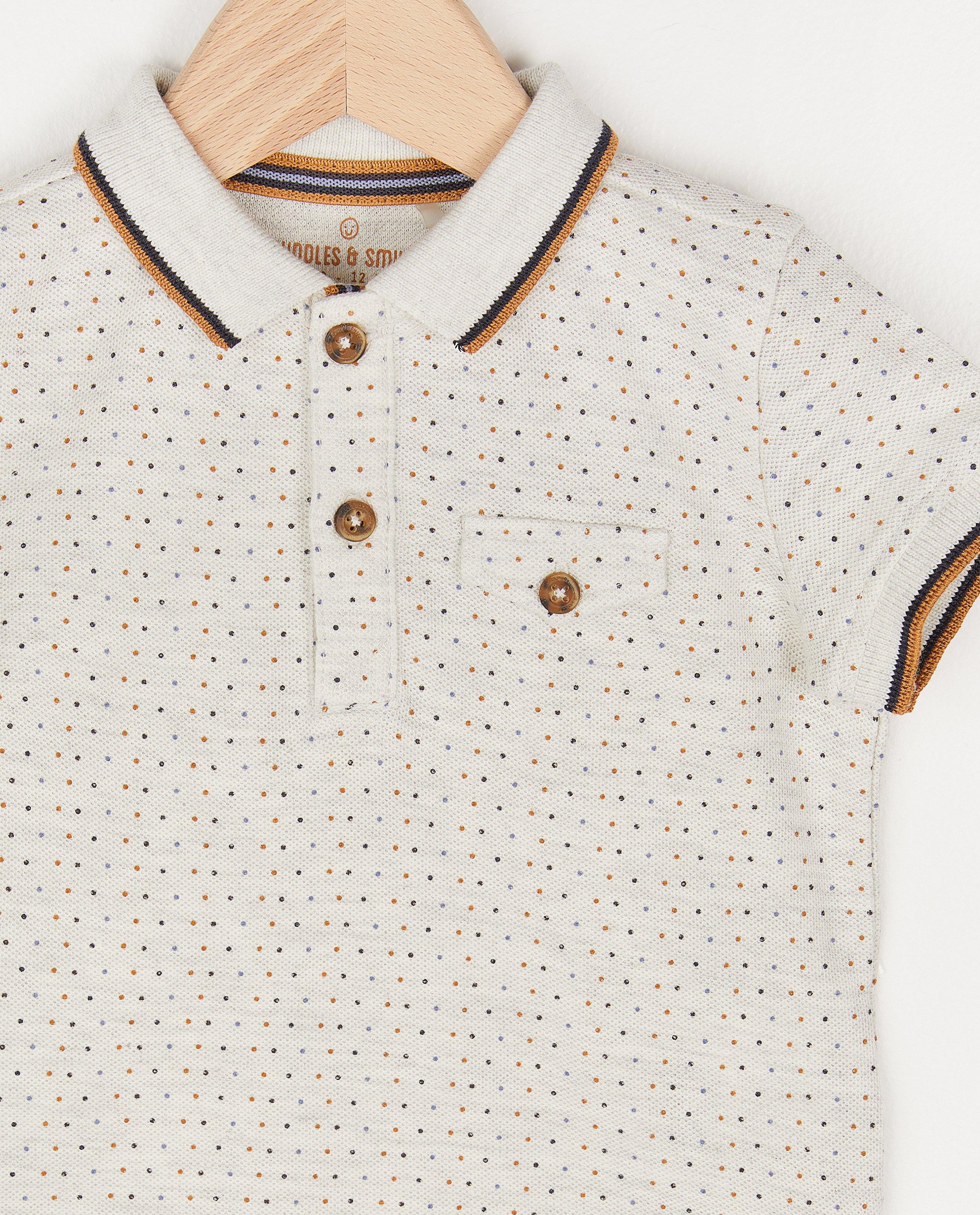 Polos - Polo en coton bio à pois Fête