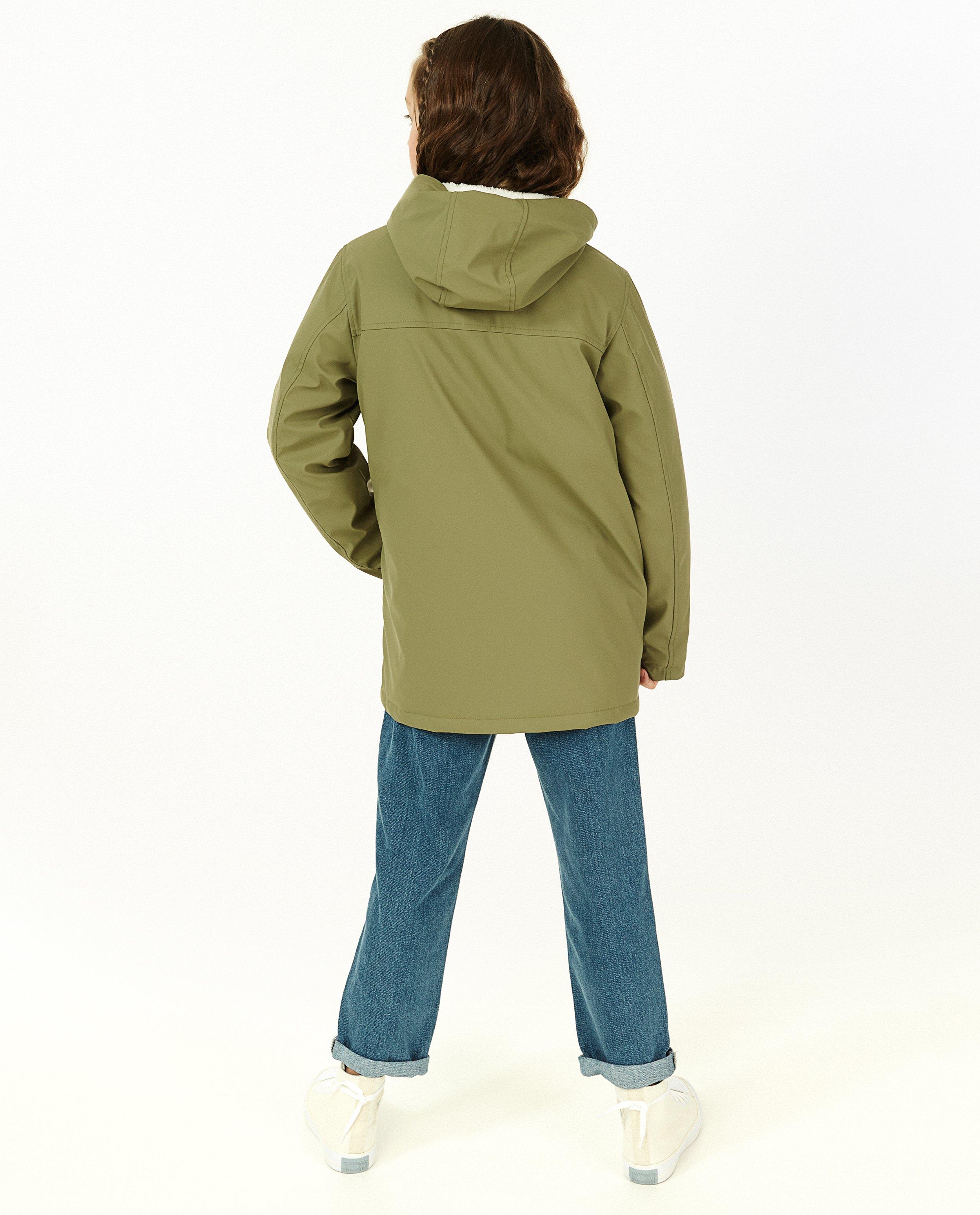 Groene rubberjas met pels - Product Detail - khaki - afbeelding nummer 3