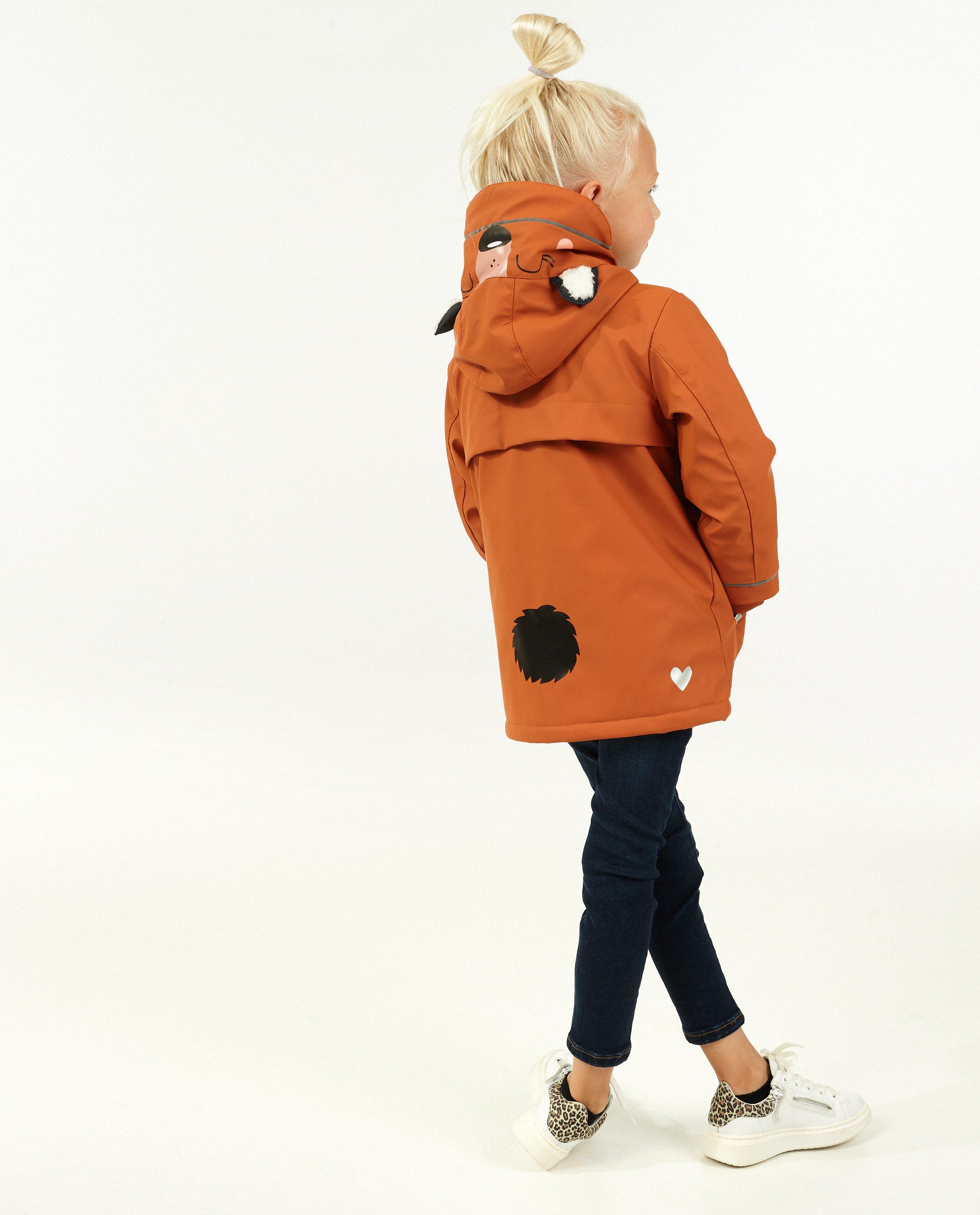 Veste caoutchoutée brune à imprimé à ours - null - Milla Star