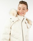 Manteau d’hiver blanc Sora - avec de la fausse fourrure - Sora