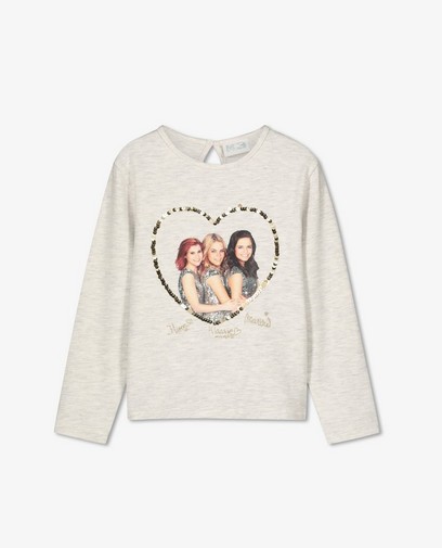 Beige longsleeve met print K3 Beige longsleeve met print K3
