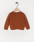 Cardigan brun BESTies - en fin tricot - Besties