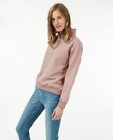 Roze sweater met rits Sora - met fleece - Sora