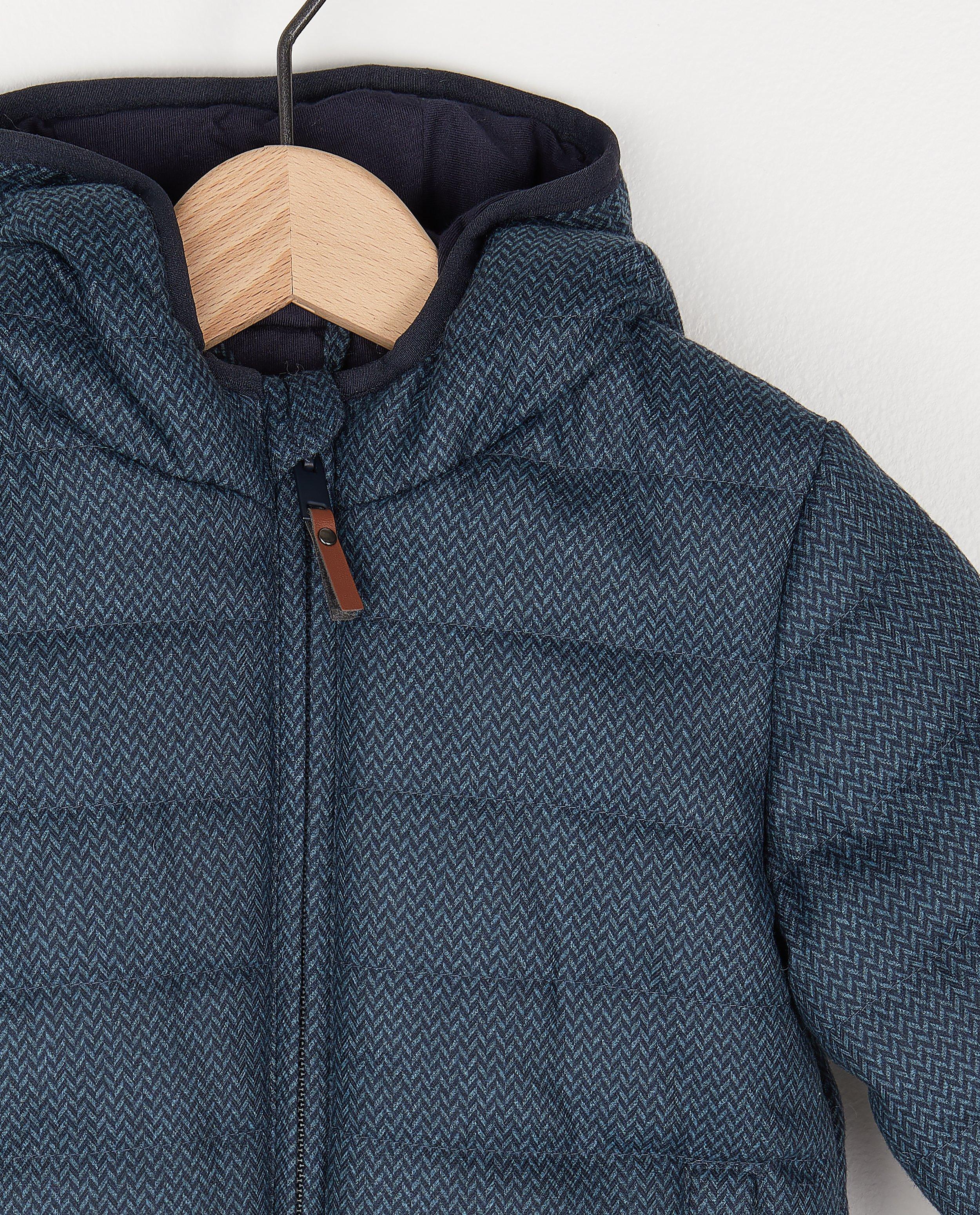 Zomerjassen - Blauw jasje met wantjes - unisex