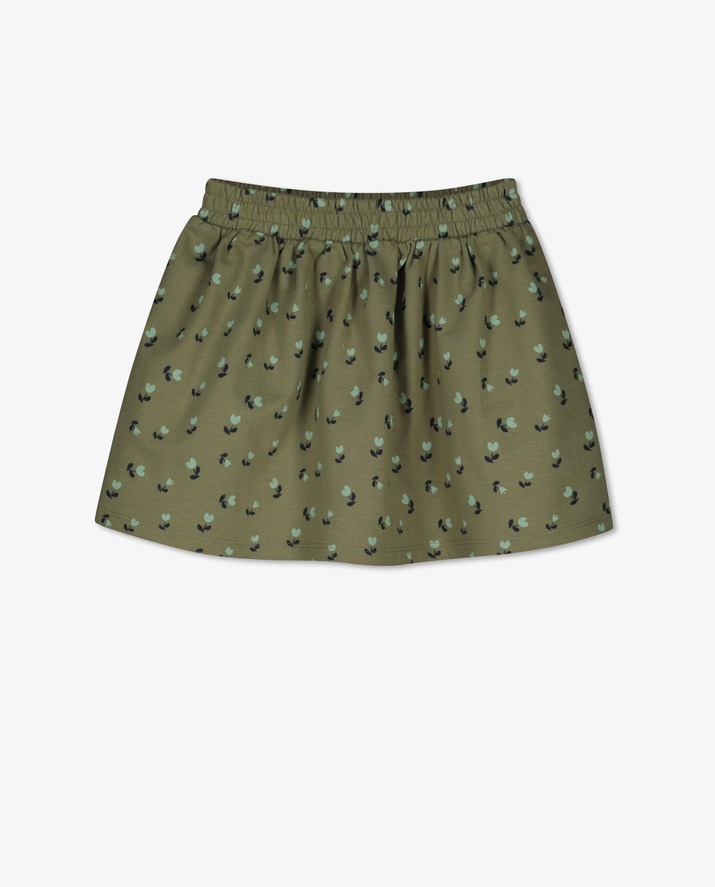 Rokken - Groen rokje met print BESTies