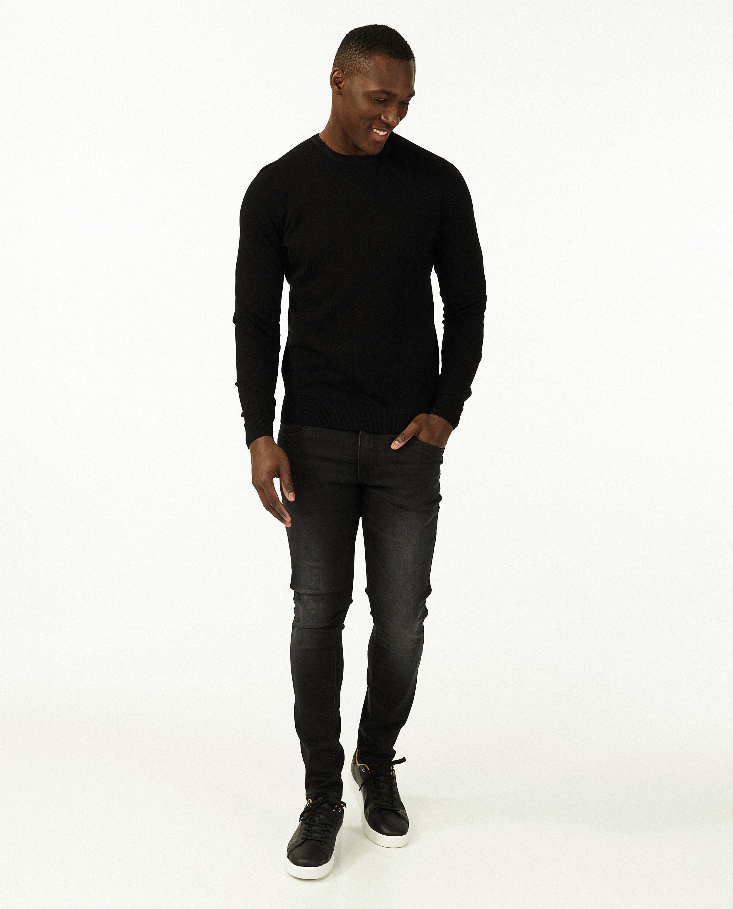 Pull noir - en tricot - Iveo