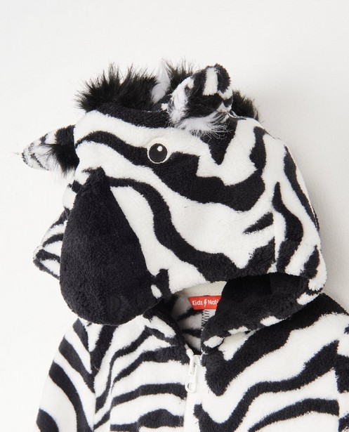 Nachtkleding - Unisex zebra-onesie, 2-7 jaar