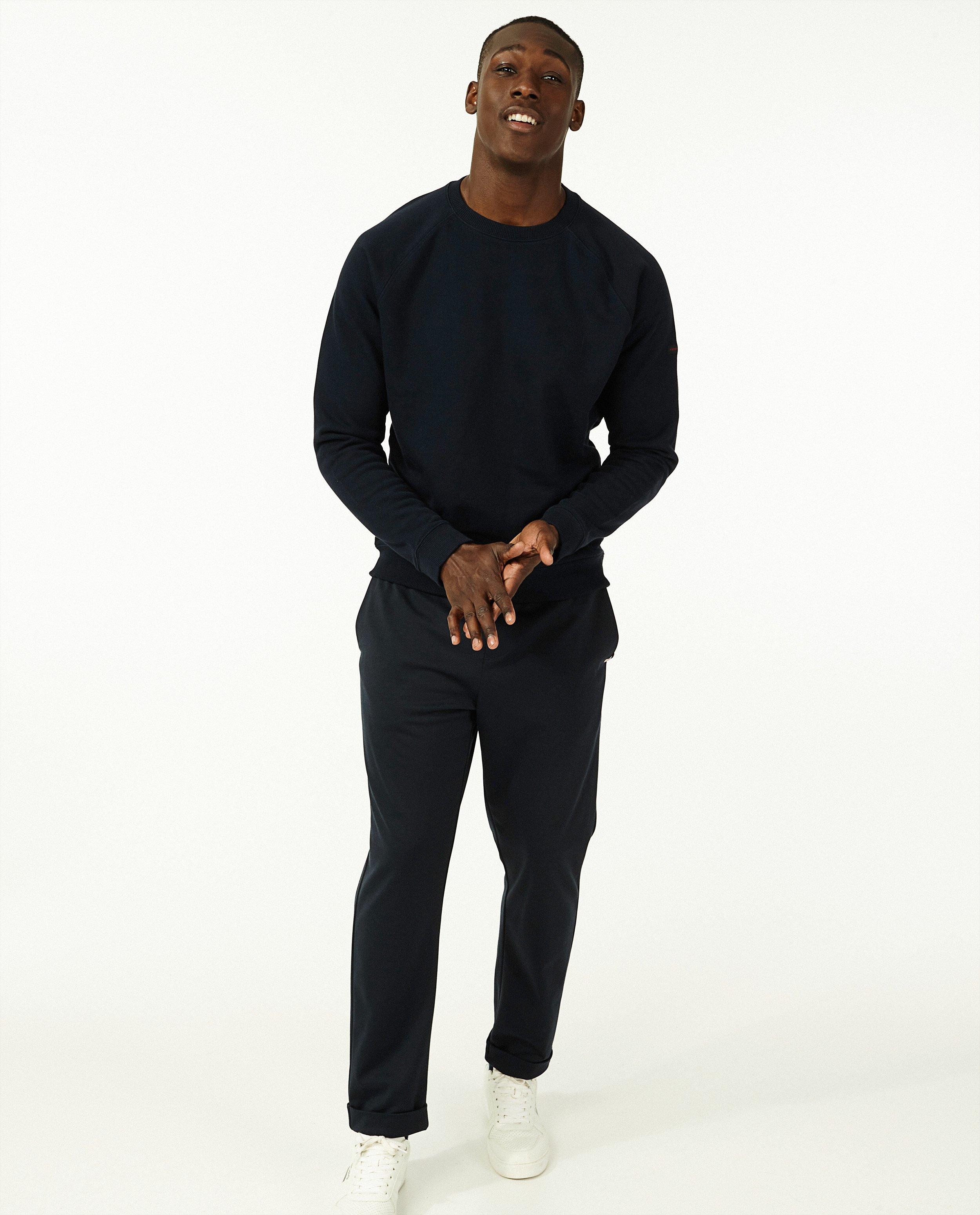 Donkerblauwe sweater Hampton Bays - van katoen - Hampton Bays