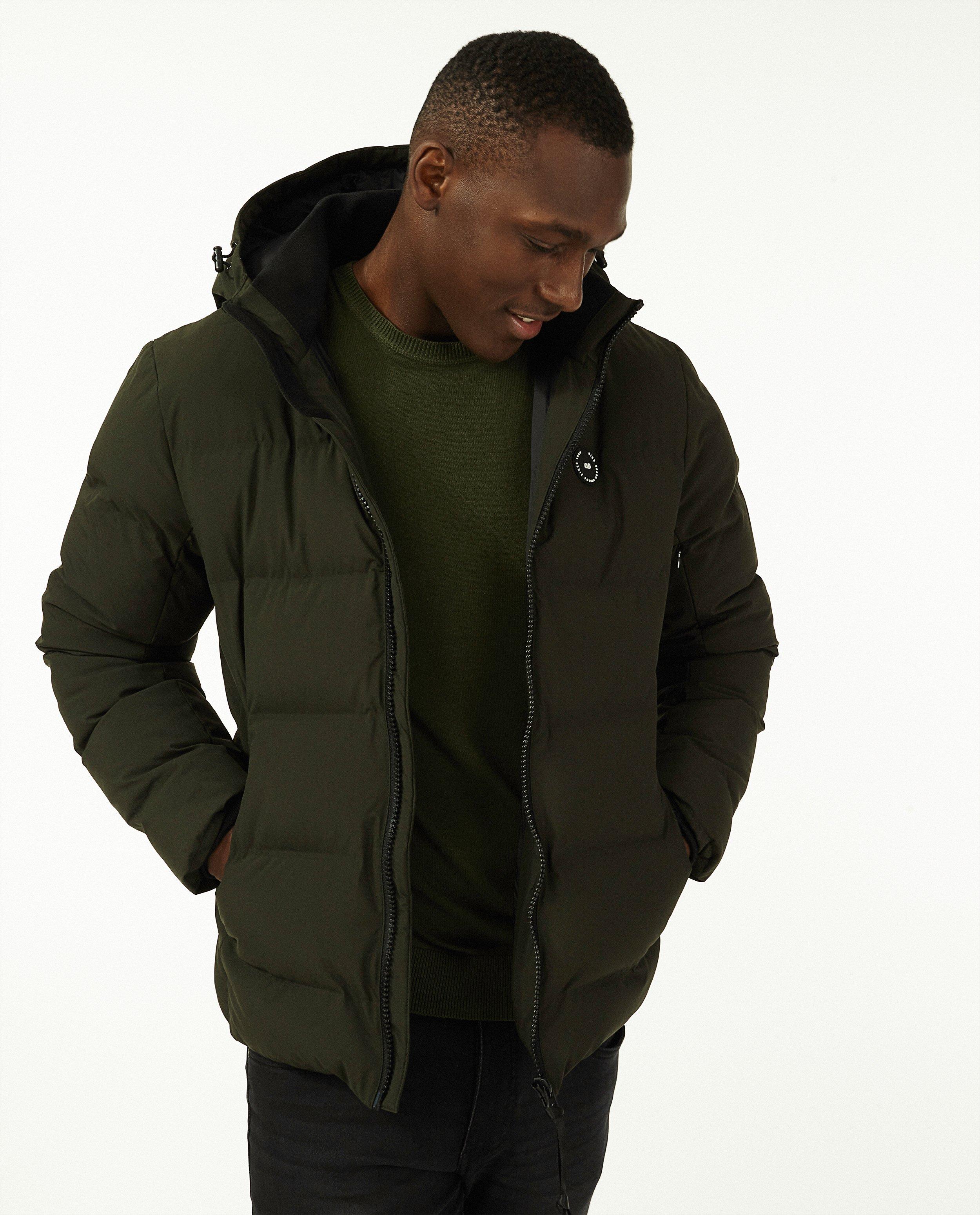 Donsjassen - Donkergroene puffer jacket