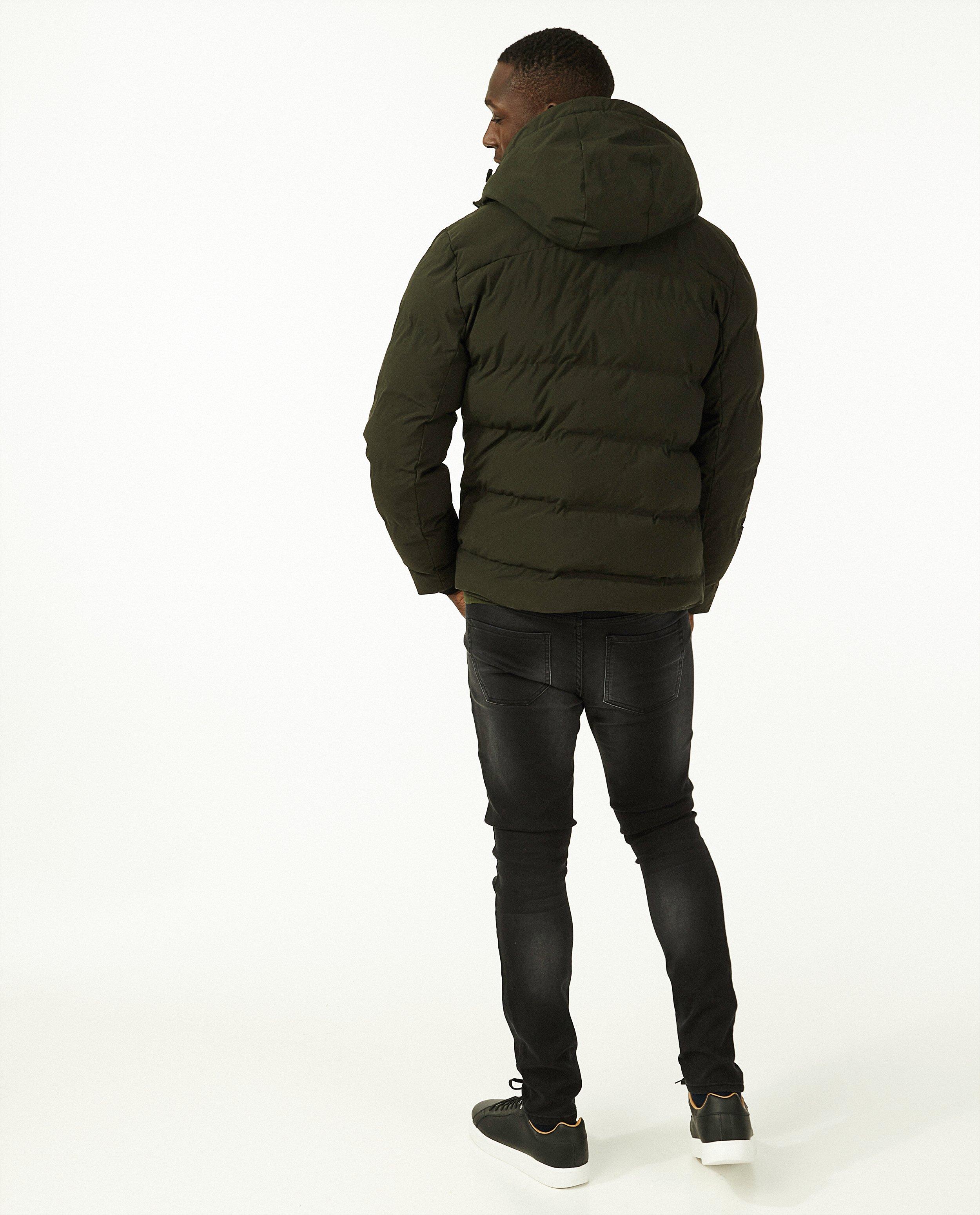 Donsjassen - Donkergroene puffer jacket