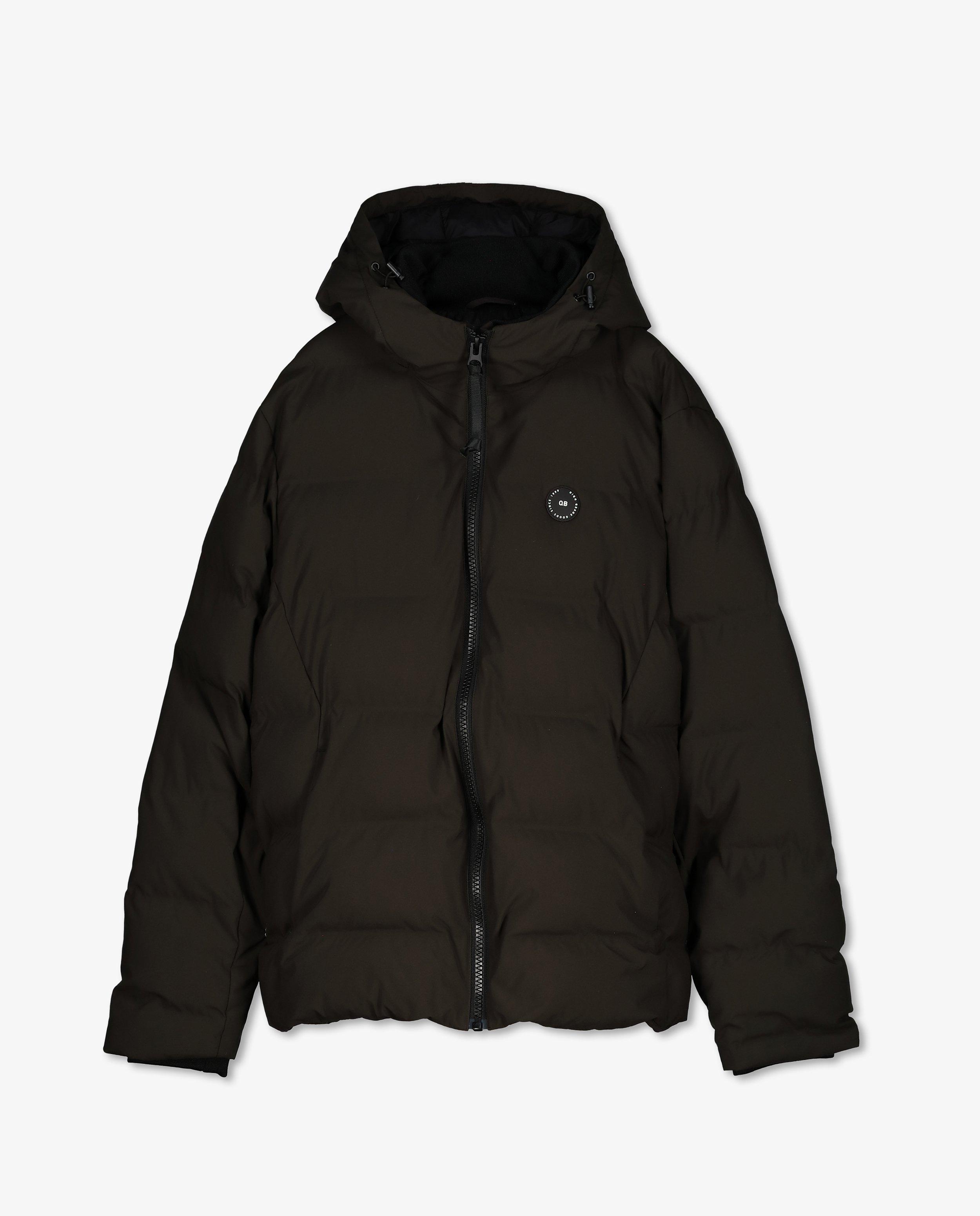 Donsjassen - Donkergroene puffer jacket