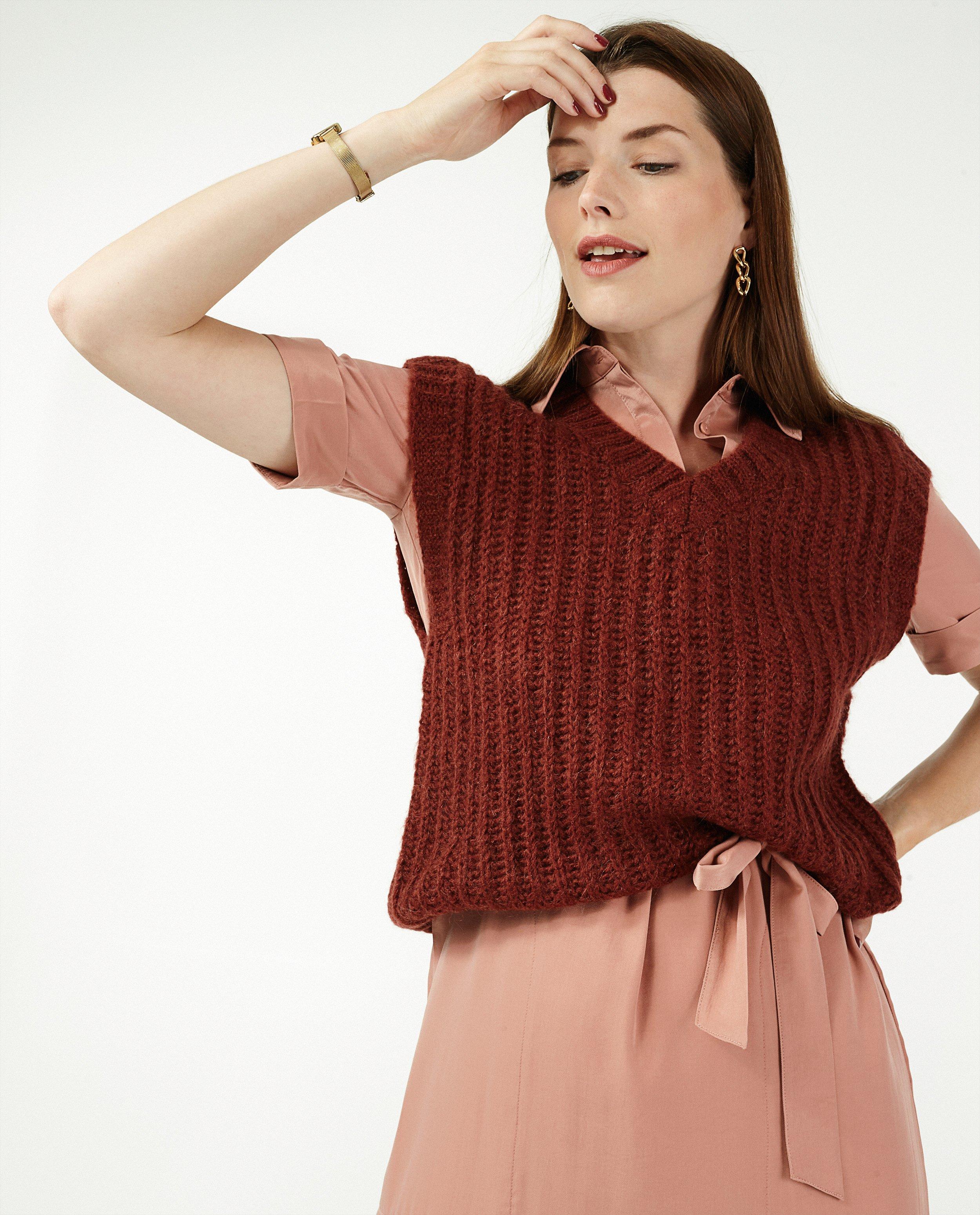 Pulls - Débardeur brun Sora