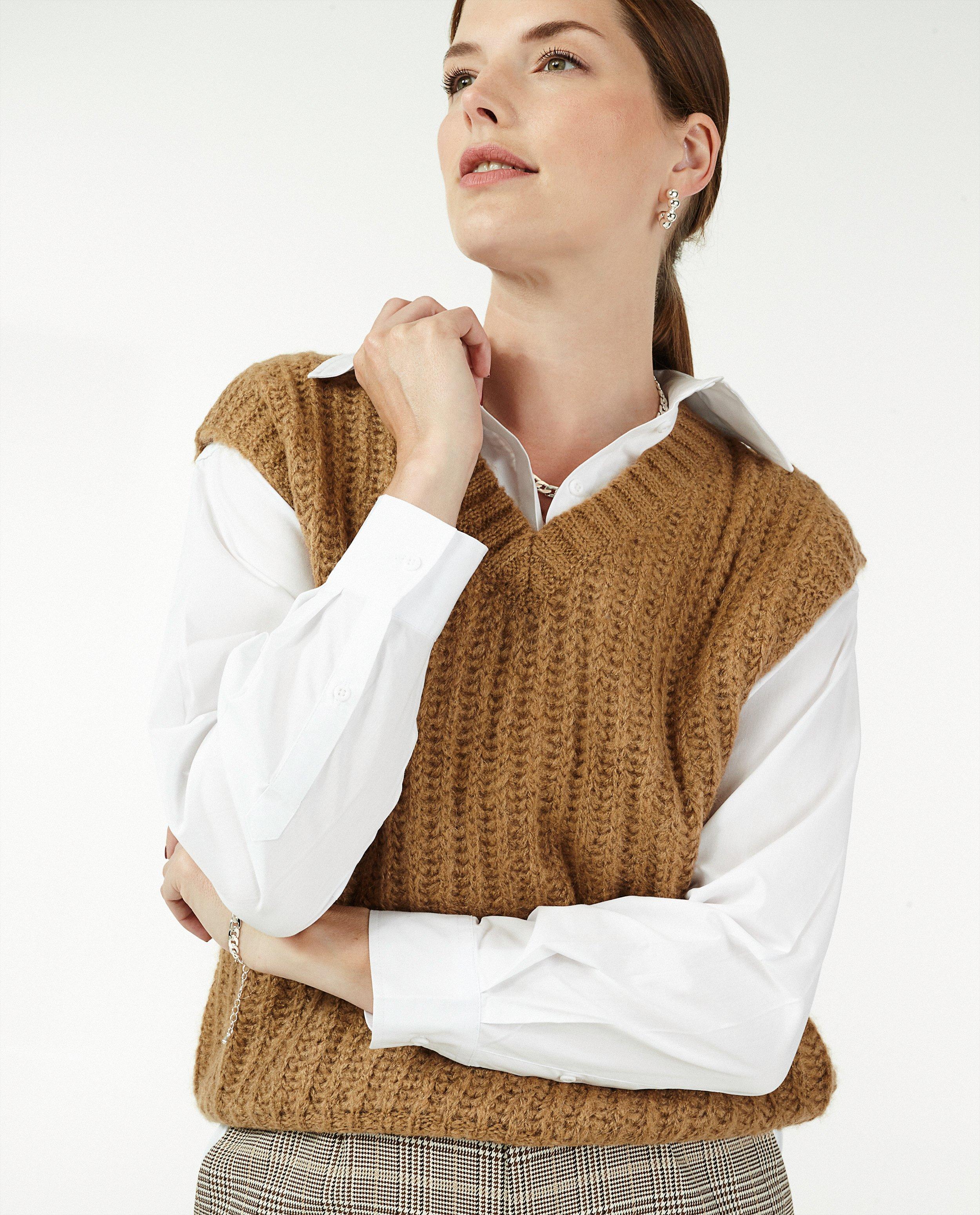 Pulls - Débardeur brun Sora