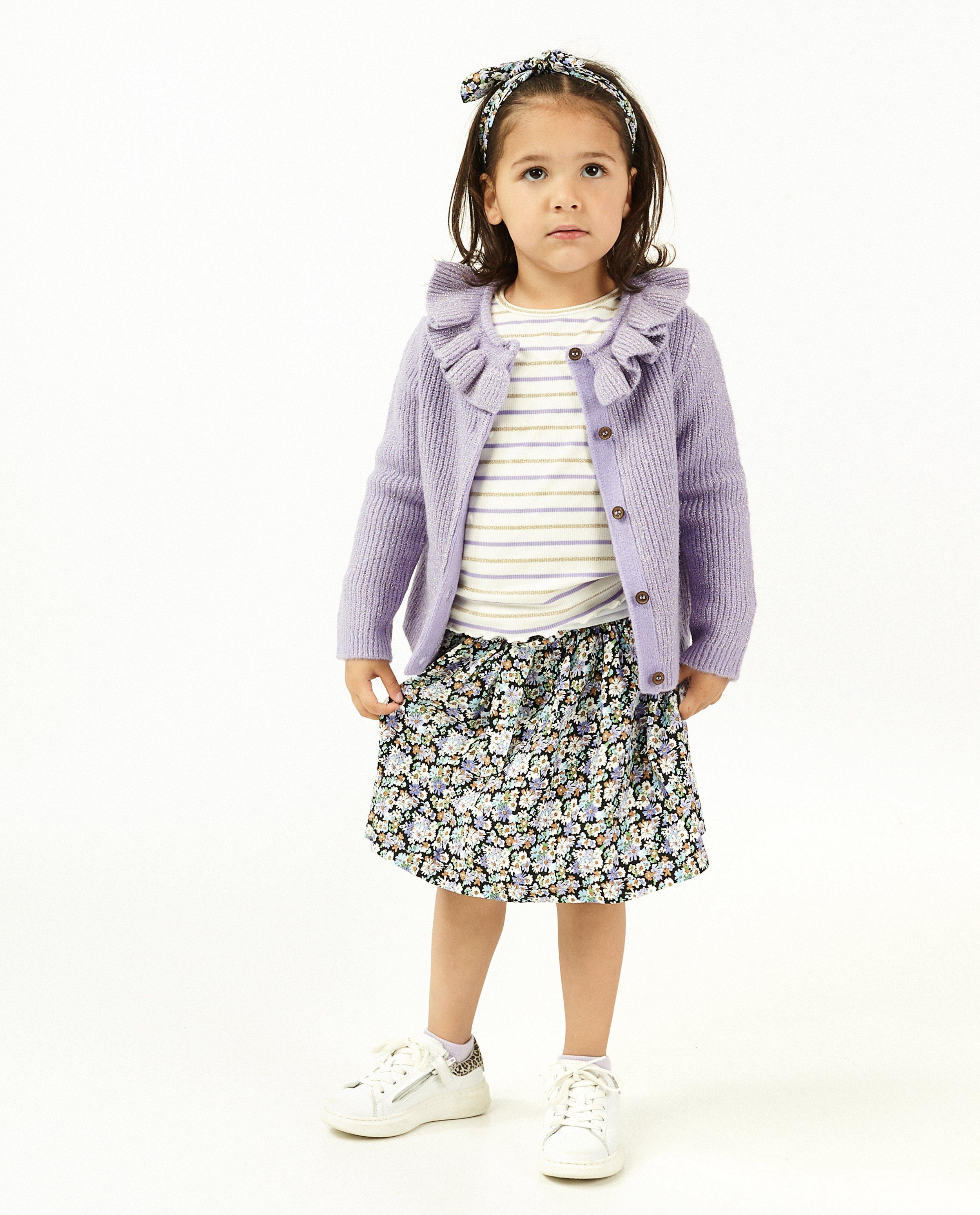 Lila cardigan met volants Maya - null - Maya