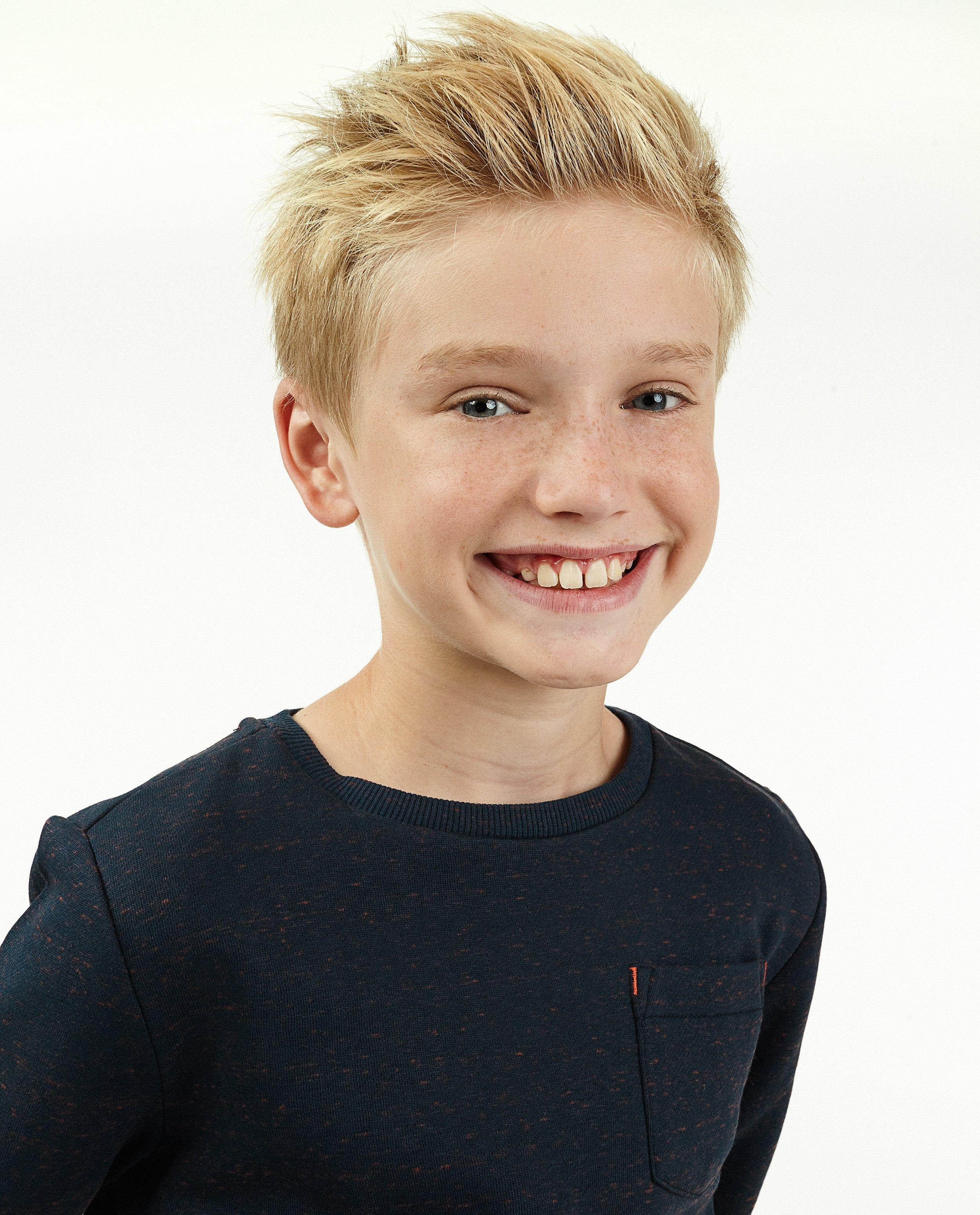 Sweaters - Gemêleerde blauwe sweater