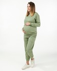 Groene sweater JoliRonde - zwangerschap - Atelier Maman