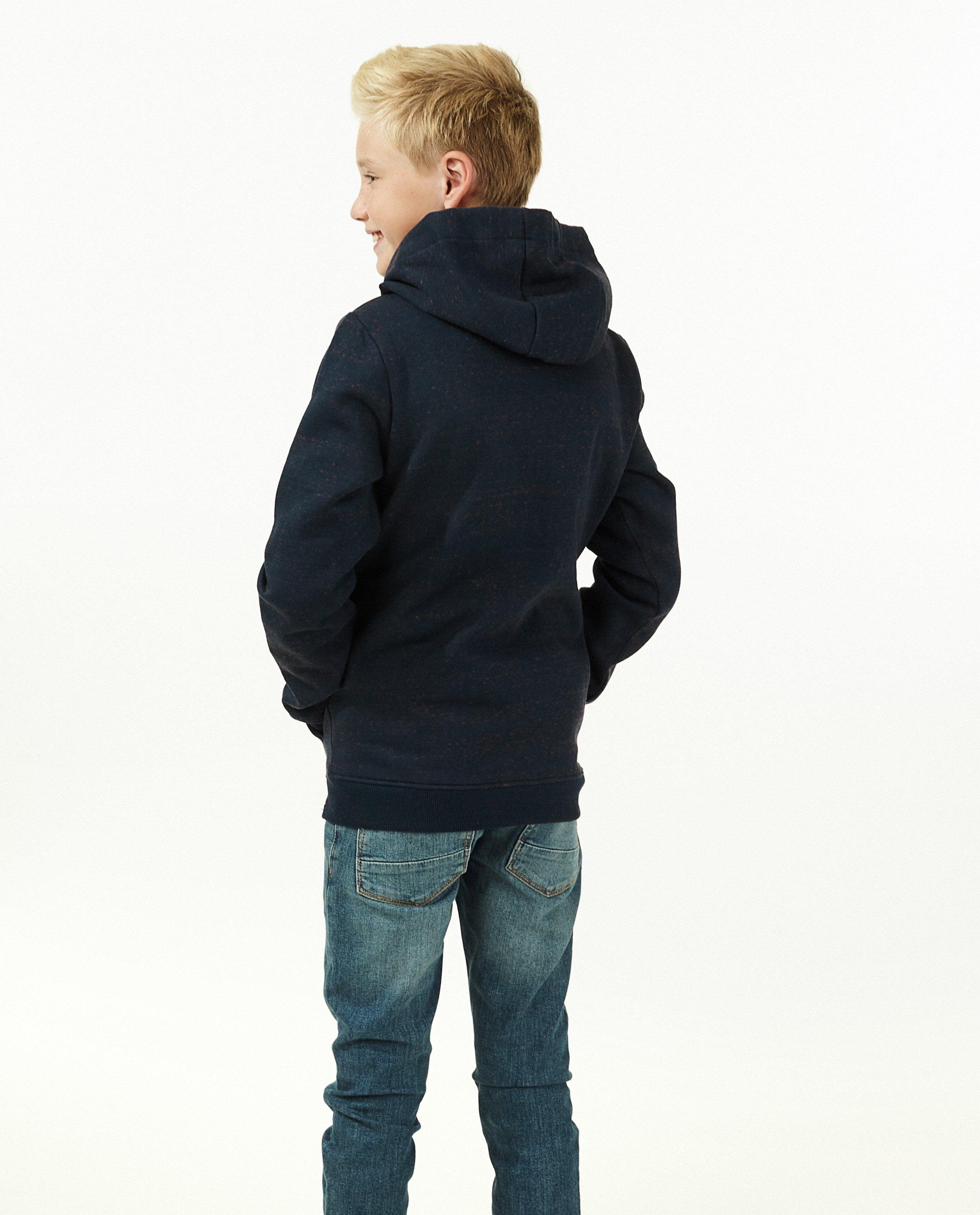 Cardigans - Biokatoenen sweatvest in blauw