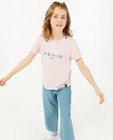 'Gelijk nen Echte'-T-shirt, 7-14 jaar - met print - Kom op tegen Kanker