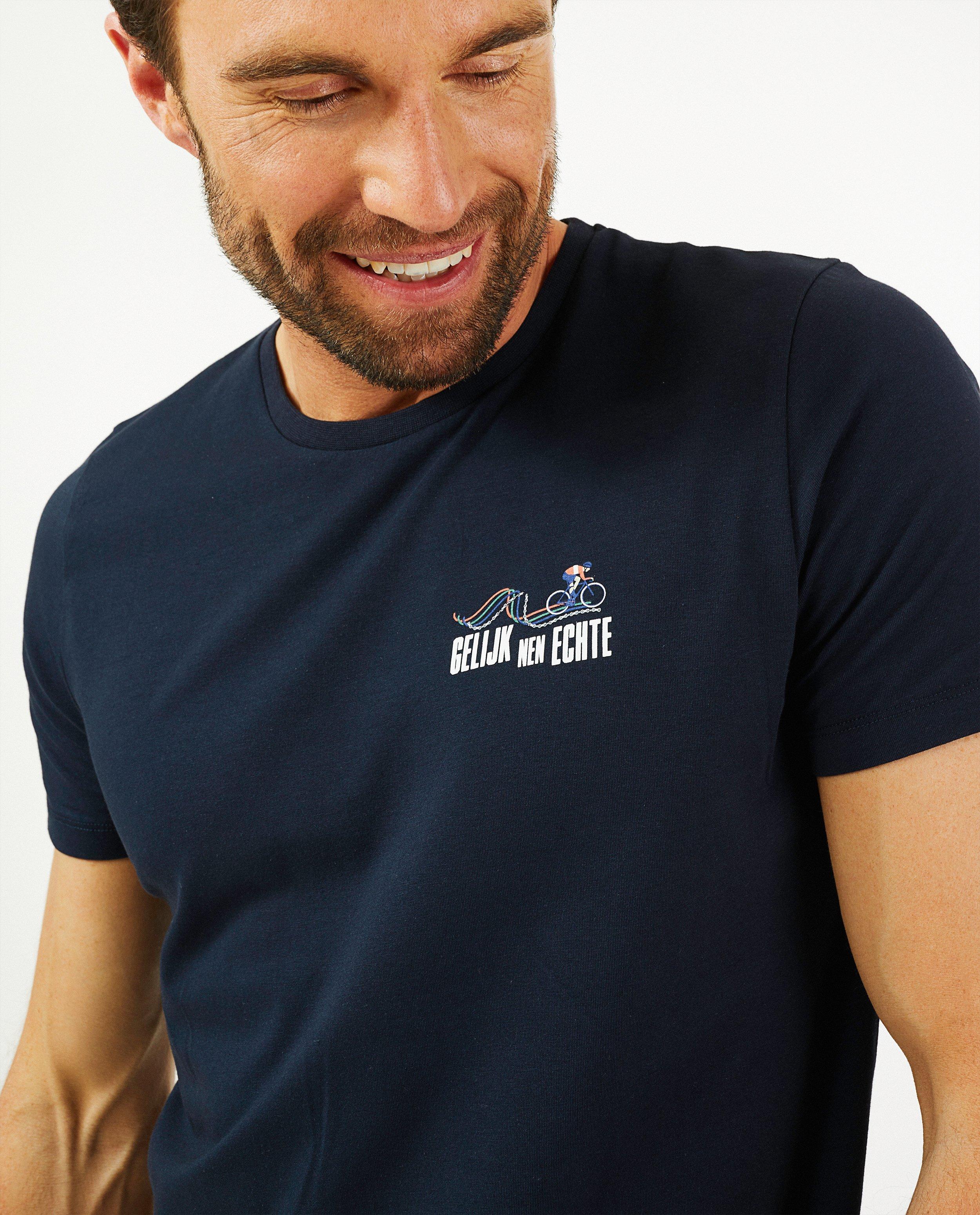 T-shirts - 'Gelijk nen Echte'-T-shirt, heren