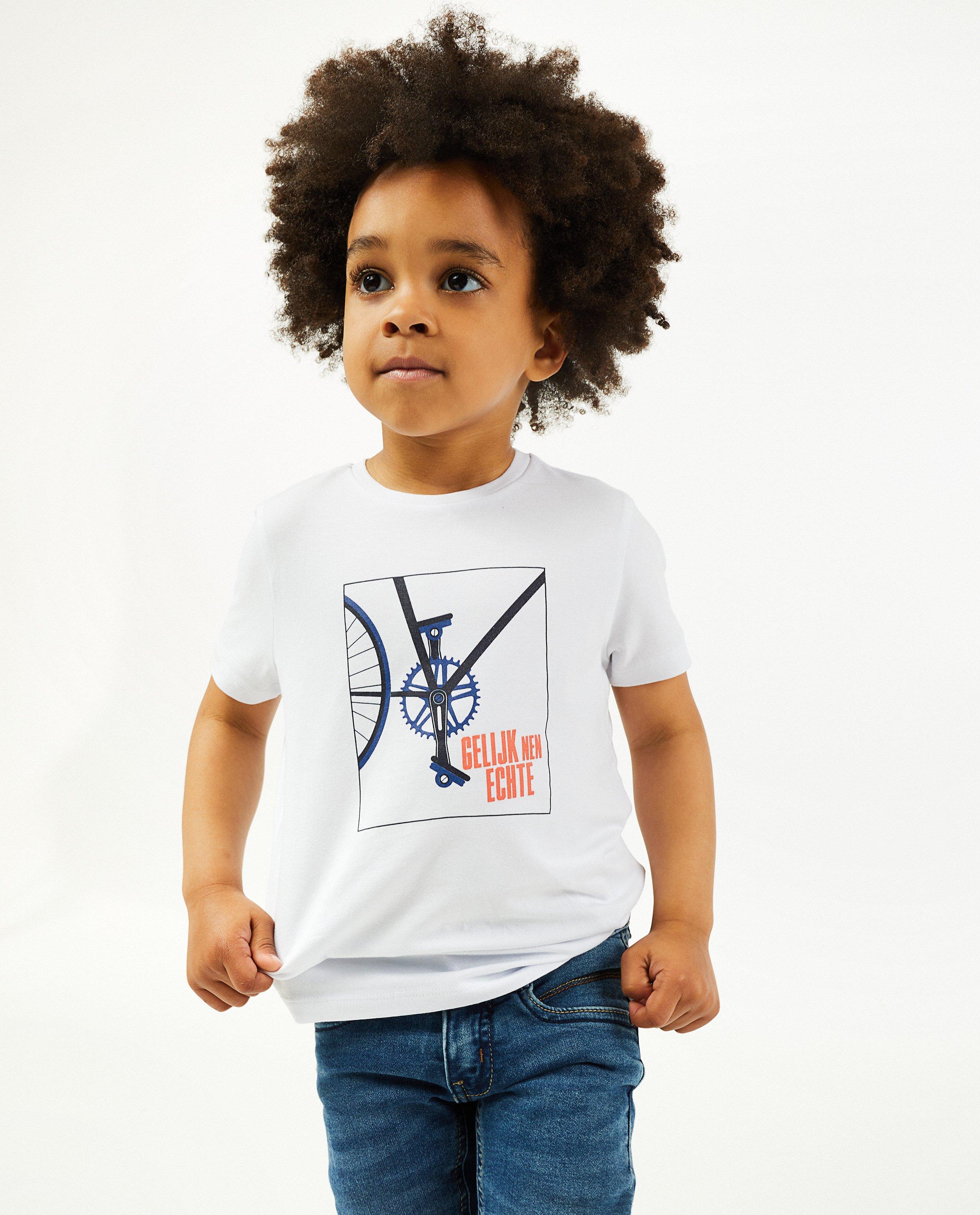 T-shirts - 'Gelijk nen Echte'-T-shirt, 2-7 jaar