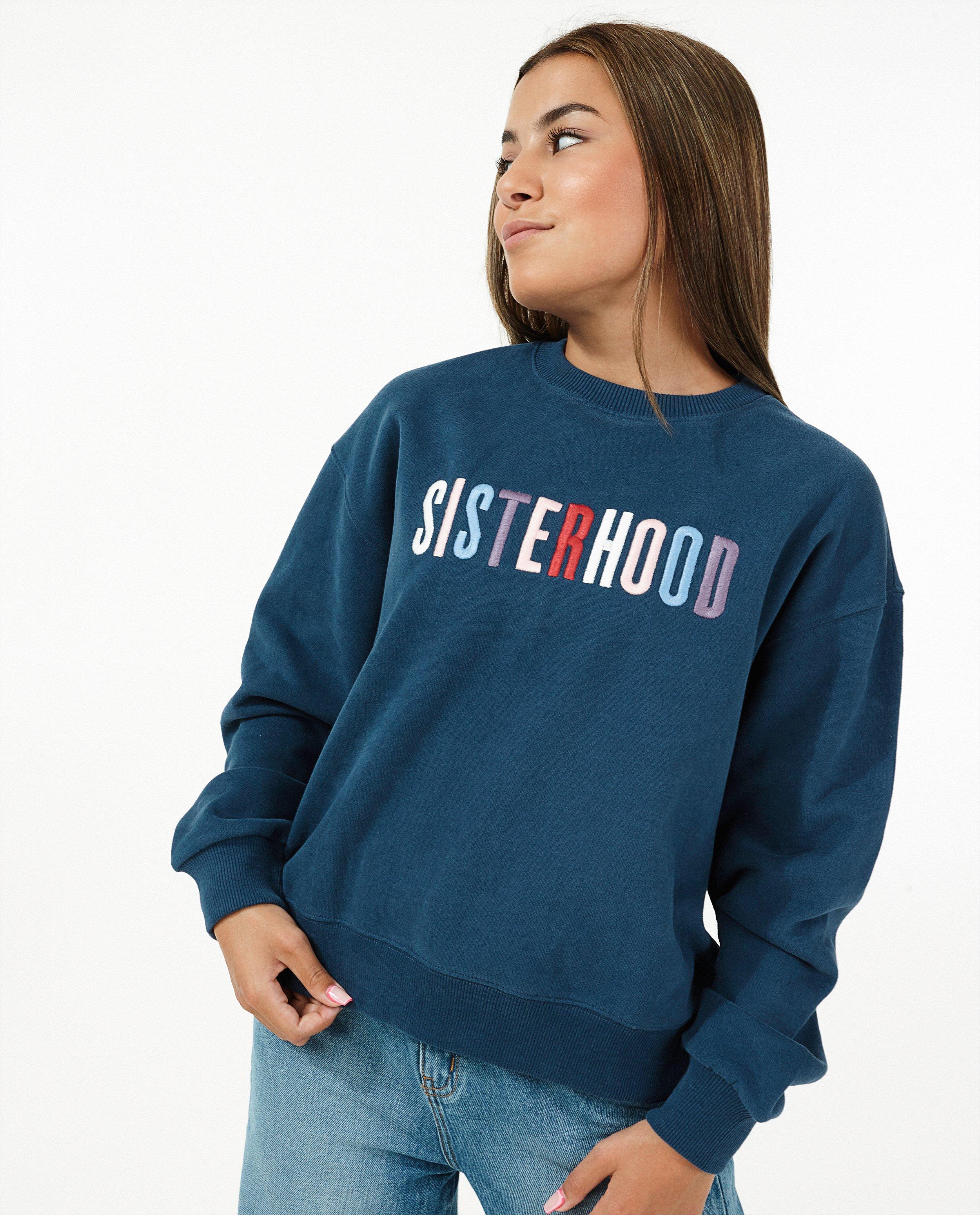Sweaters - Blauwe sweater Nour en Fatma