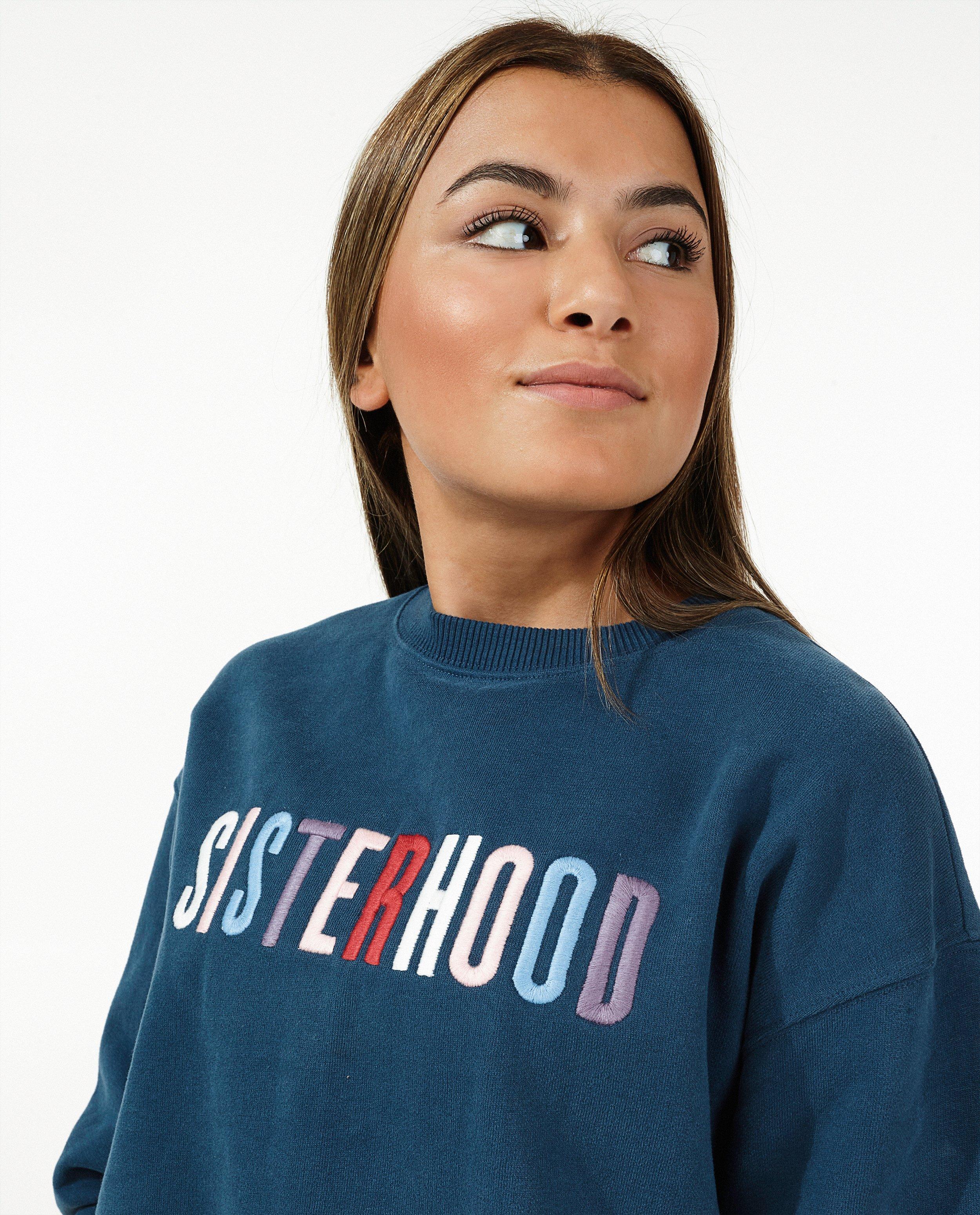 Sweaters - Blauwe sweater Nour en Fatma