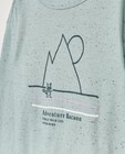 T-shirts - Biokatoenen longsleeve met print Maya