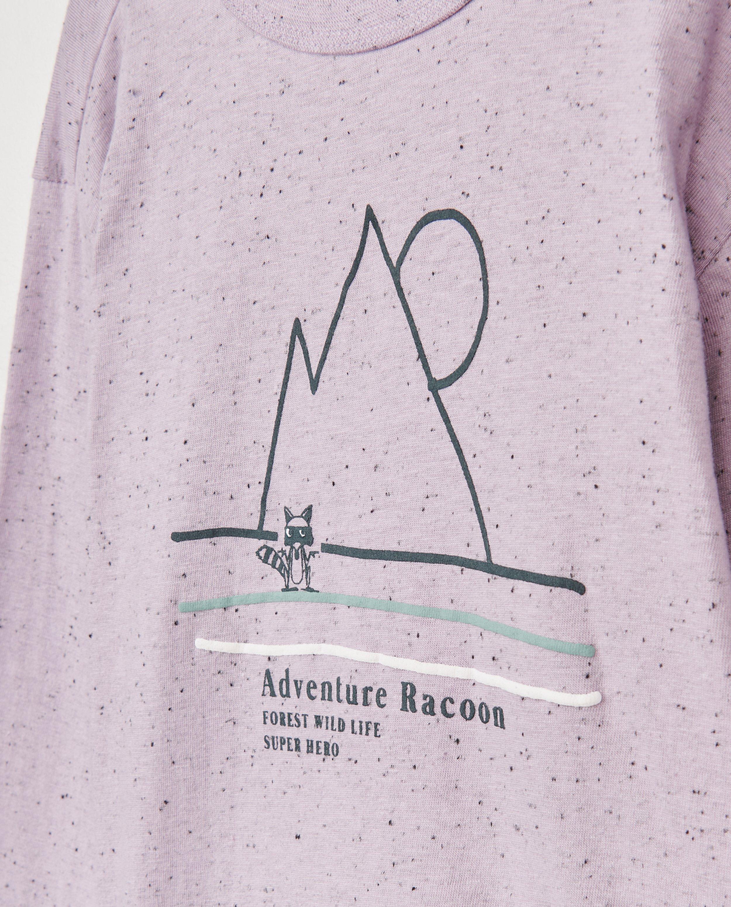 T-shirts - Biokatoenen longsleeve met print Maya