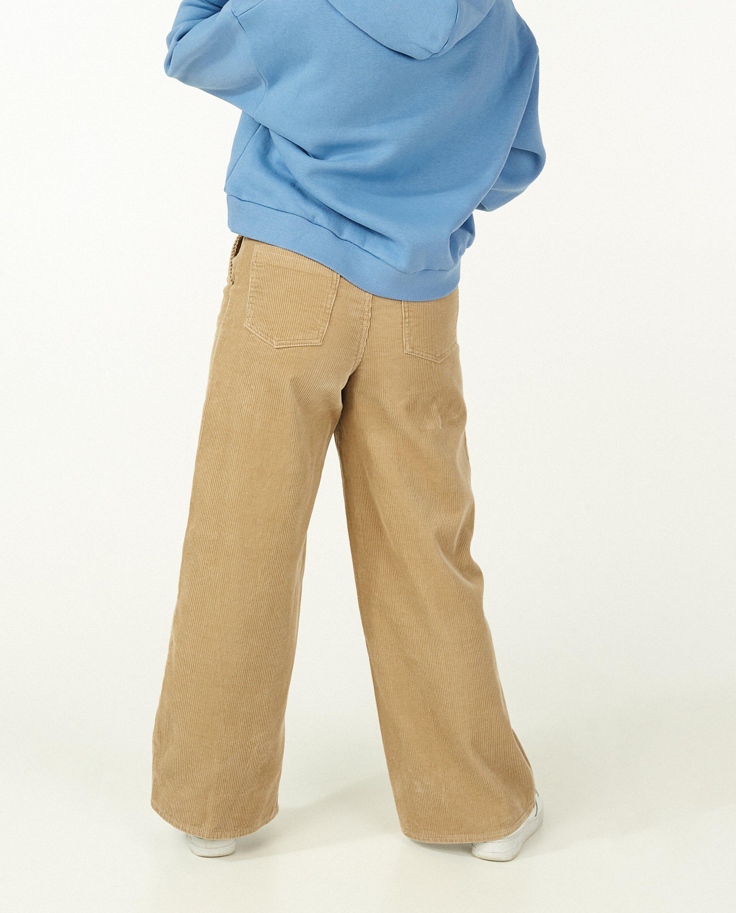 Broeken - Bruine ribfluwelen broek Steffi Mercie
