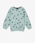 Sweaters - Lichtblauwe sweater met print Maya