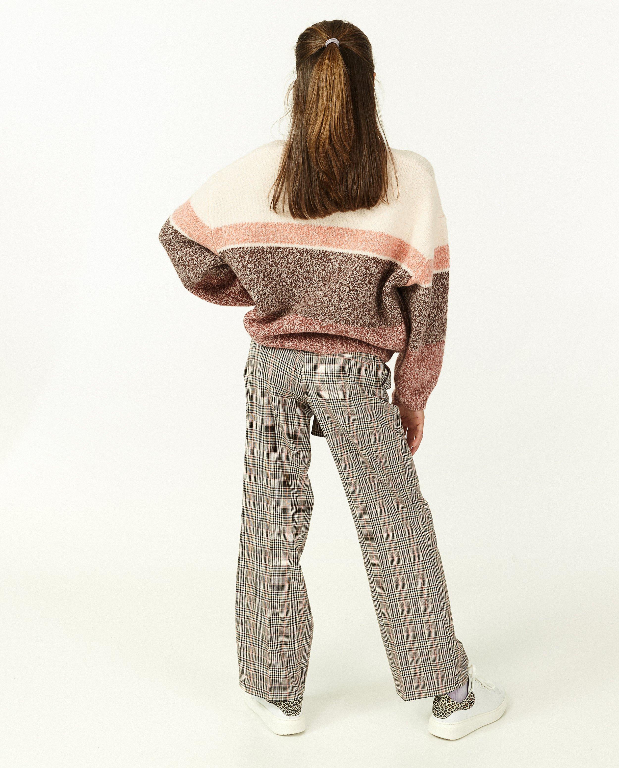 Pantalons - Pantalon beige à carreaux