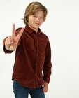 Chemises - Surchemise en velours côtelé ocre, 9-15 ans