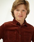 Chemises - Surchemise en velours côtelé ocre, 9-15 ans