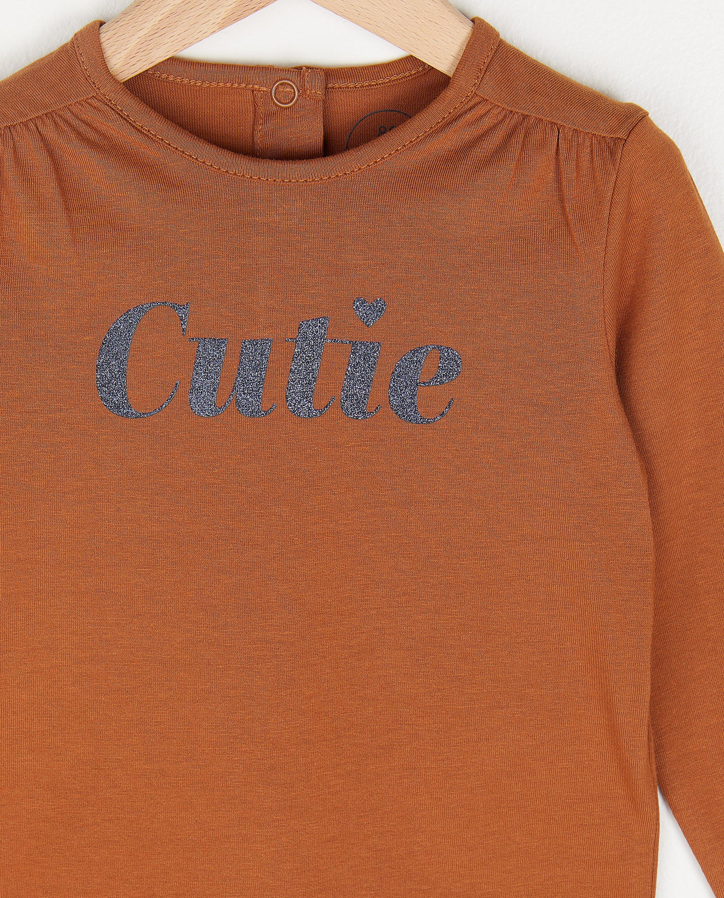 T-shirts - T-shirt à manches longues avec inscription BESTies