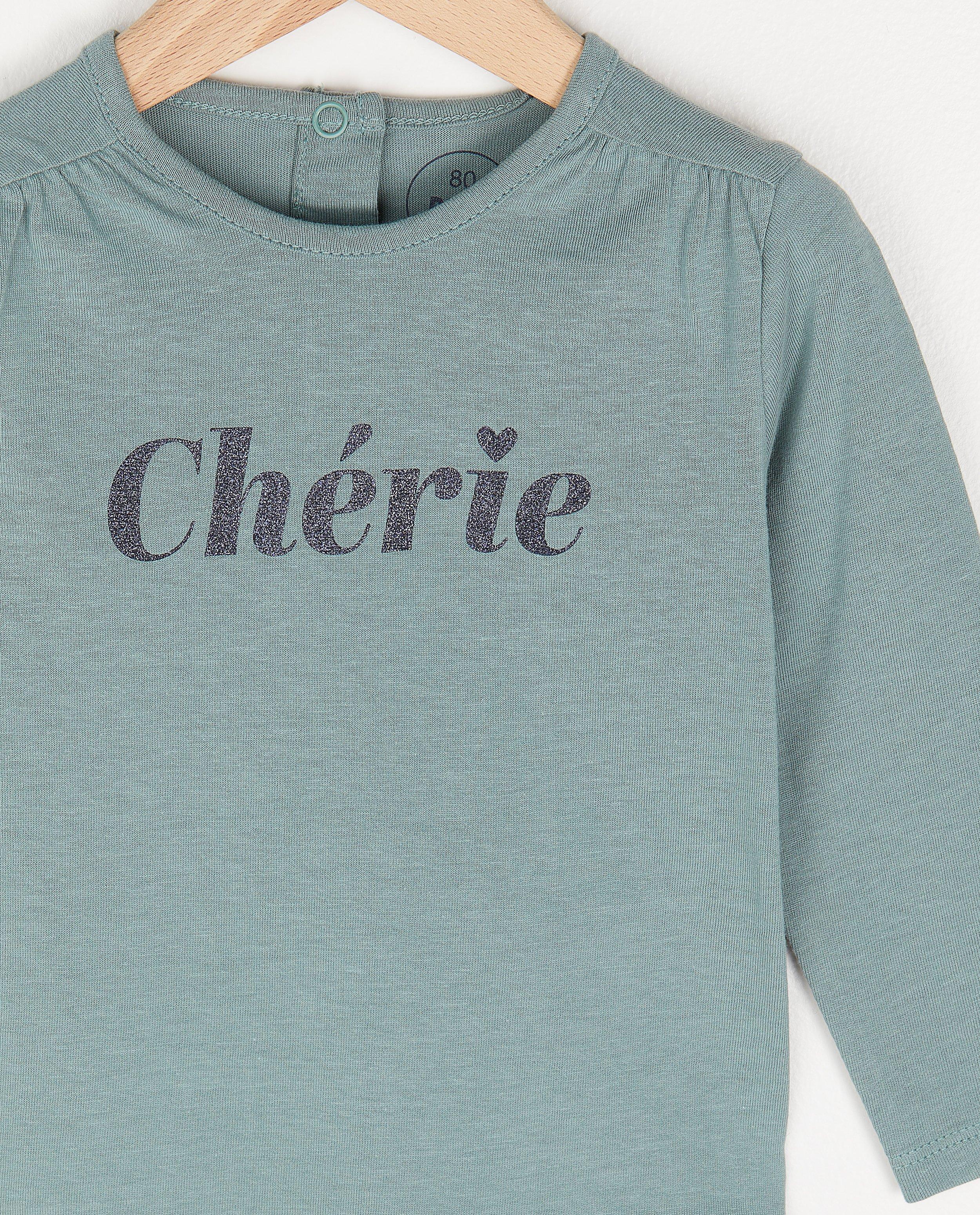 T-shirts - T-shirt à manches longues avec inscription BESTies