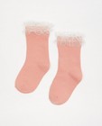 Chaussettes roses avec du tulle Fête - premium - Cuddles and Smiles