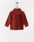 Chemises - Surchemise brun rouge en velours côtelé