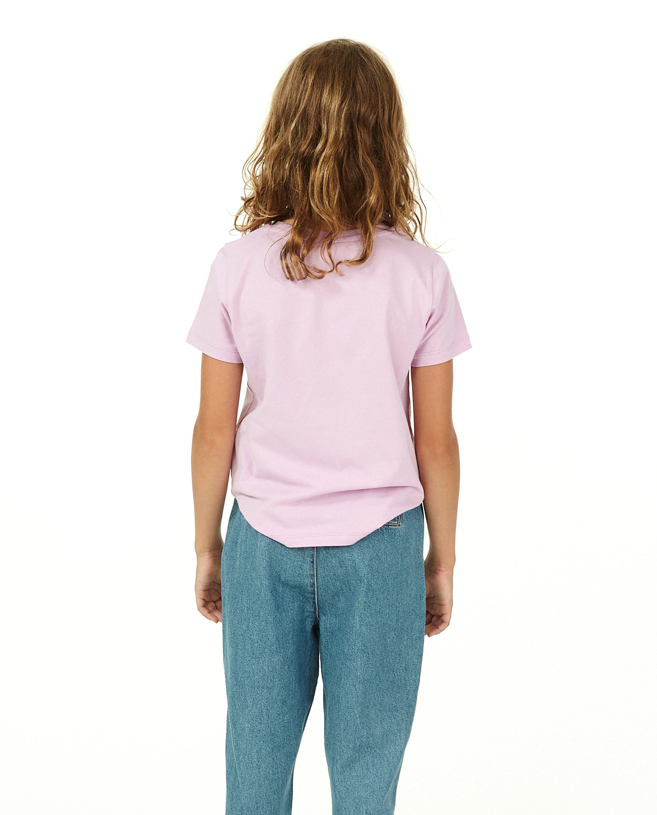T-shirts - Offwhite T-shirt met print en glitter