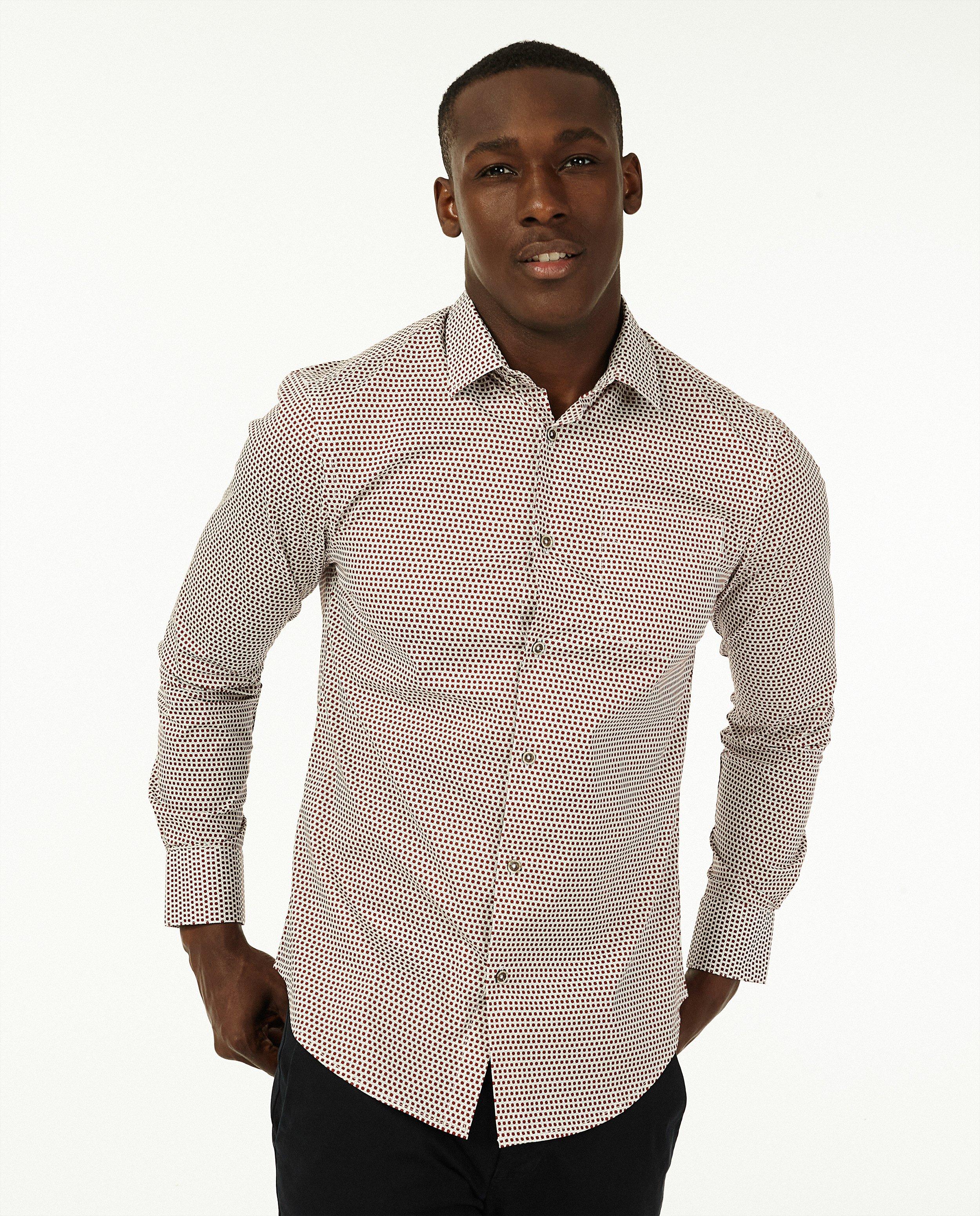 Chemises - Chemise à pois bleus