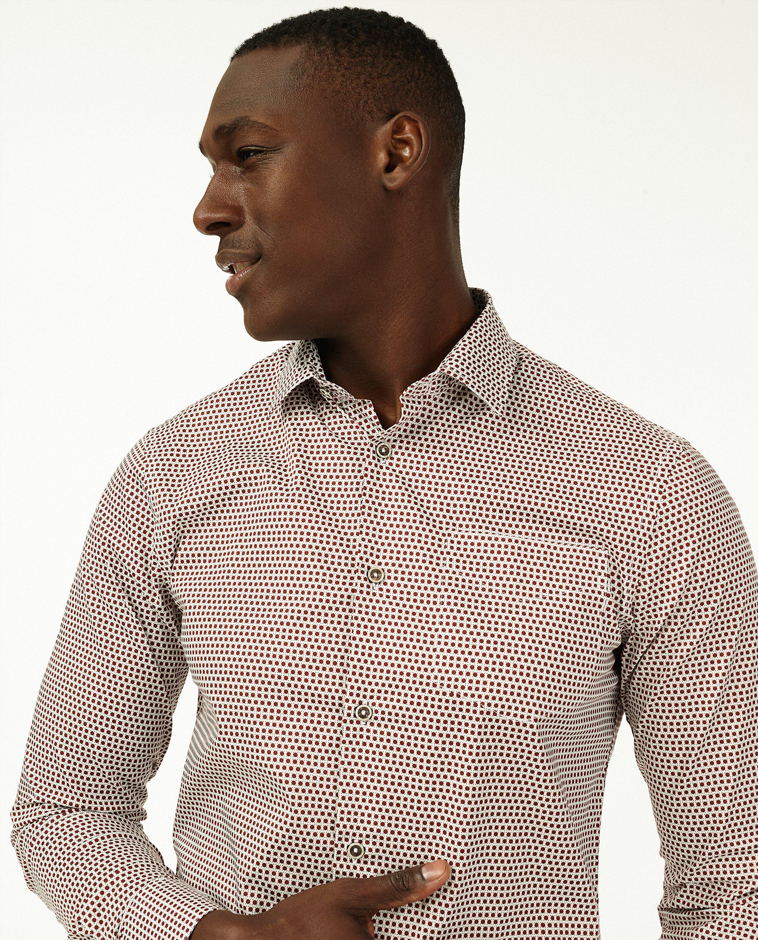 Chemises - Chemise à pois bleus