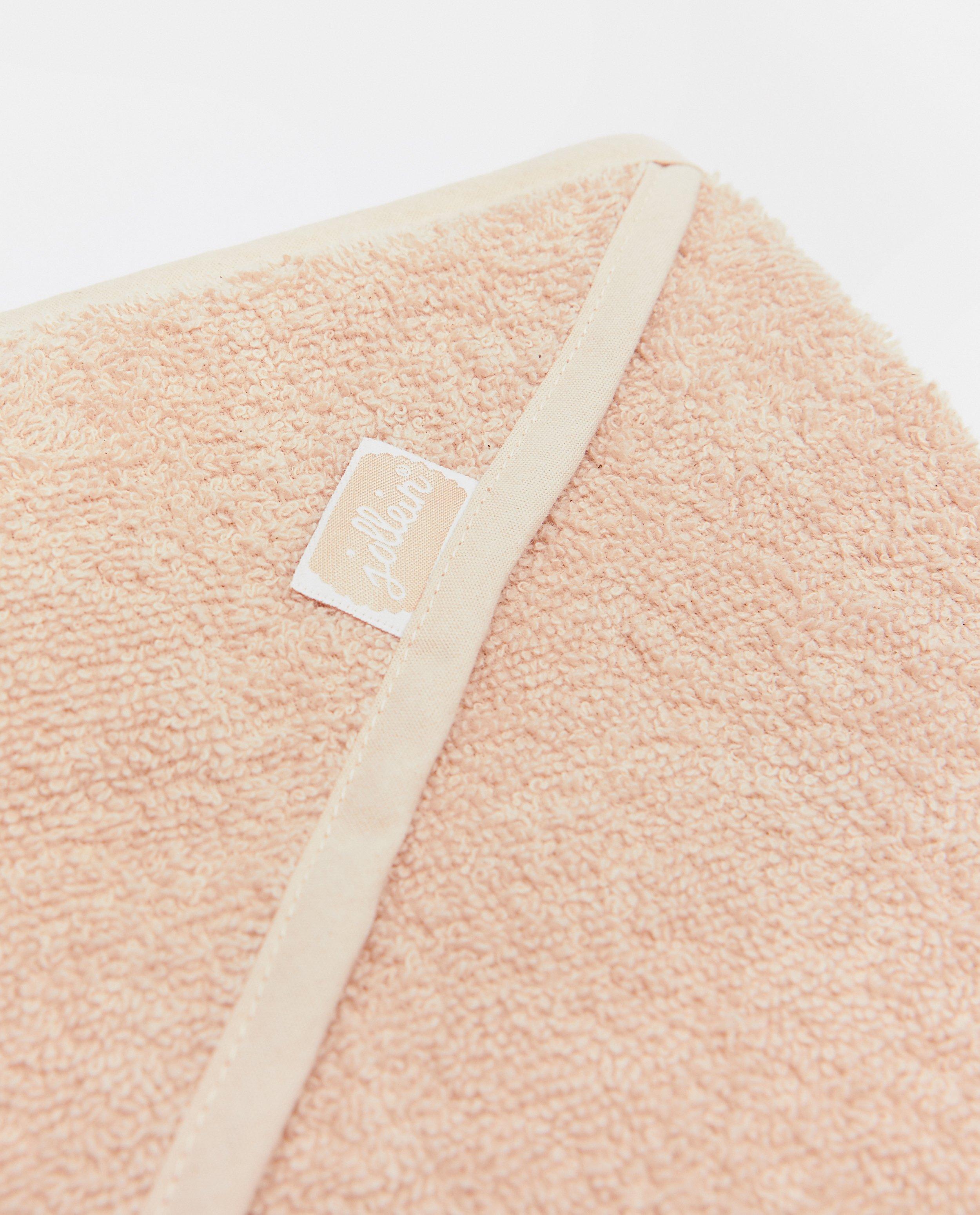 Accessoires pour bébés - Cape de bain rose Jollein