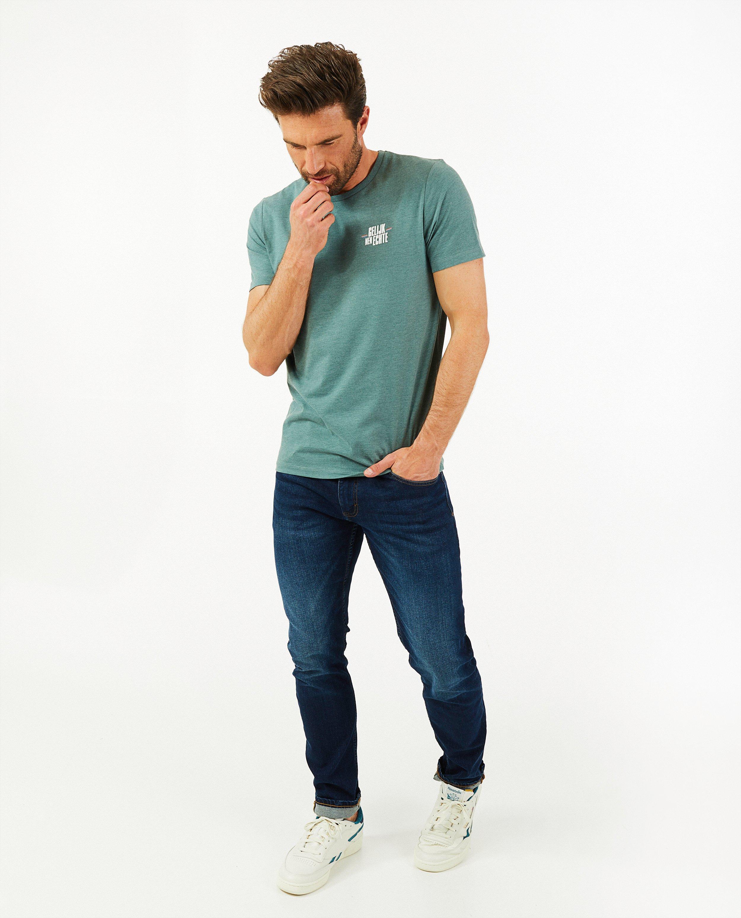 'Gelijk nen Echte'-T-shirt, heren - null - Kom op tegen Kanker