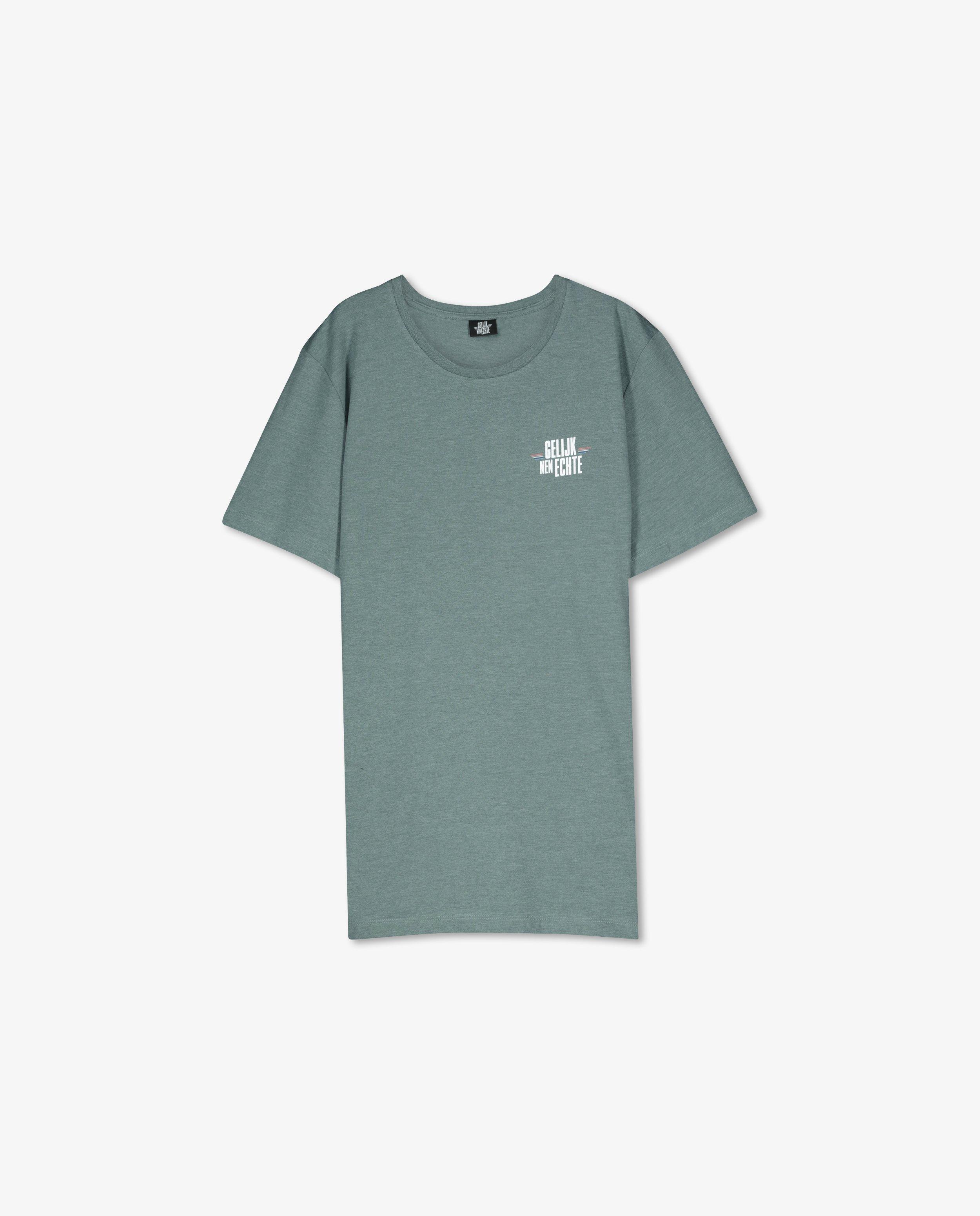 T-shirts - 'Gelijk nen Echte'-T-shirt, heren