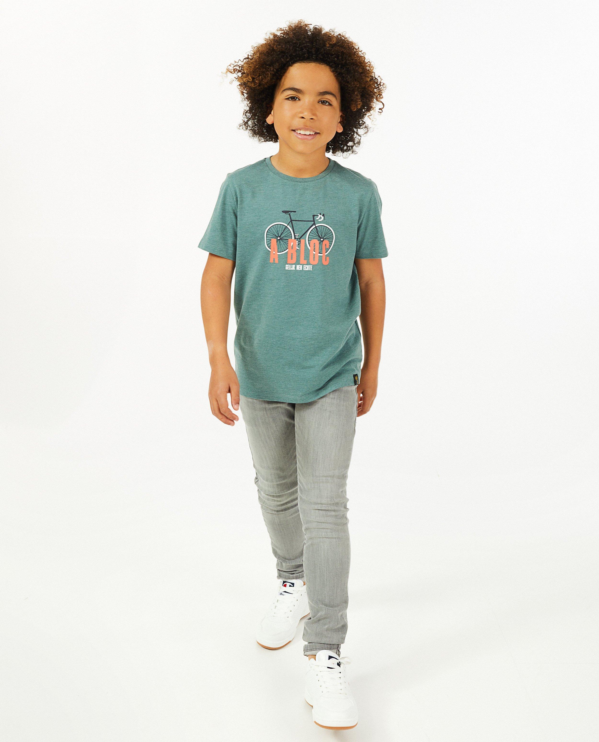 T-shirt « Gelijk nen Echte », 7-14 ans - à imprimé - Kom op tegen Kanker