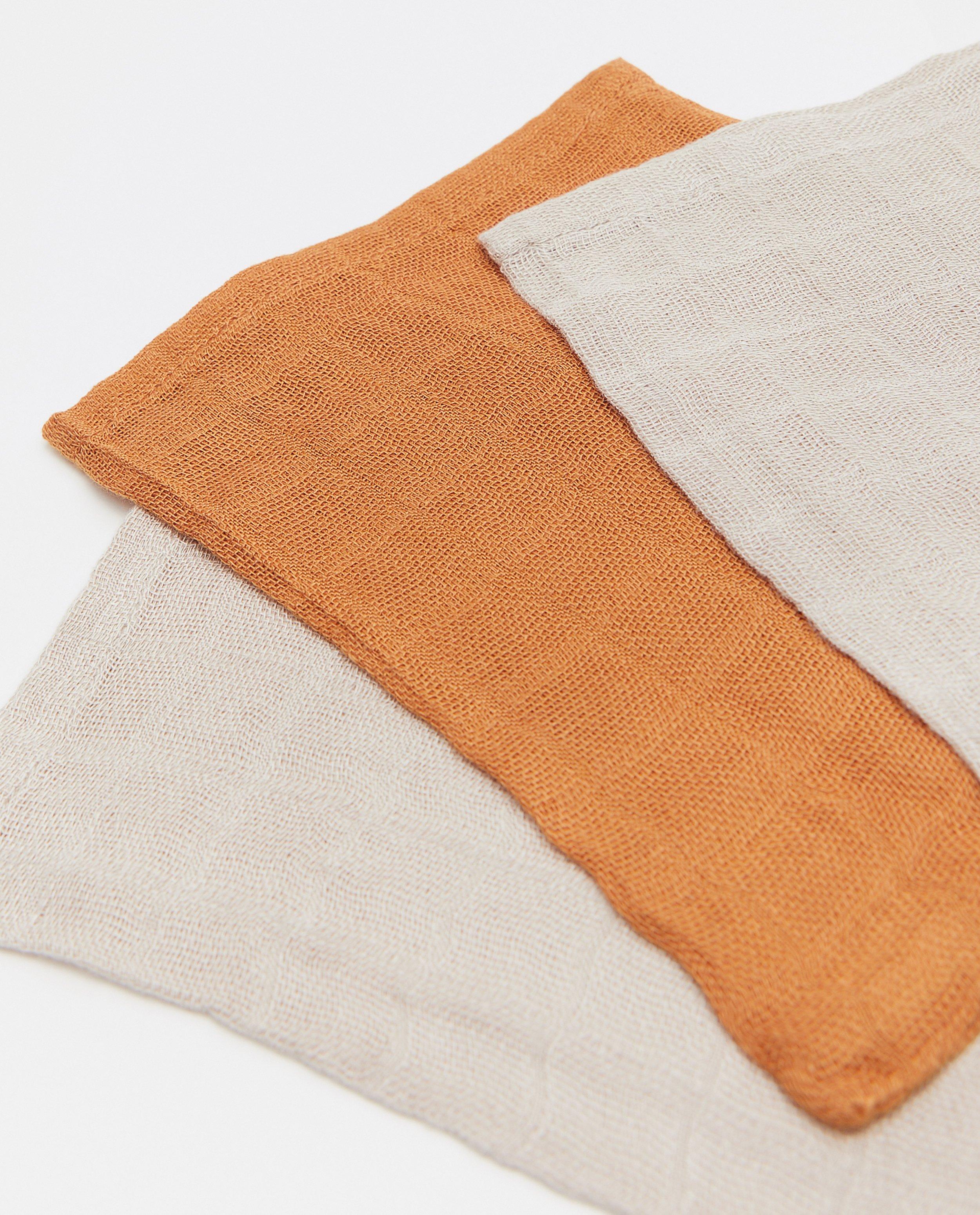 Accessoires pour bébés - 3 gants de toilette hydrophiles Jollein