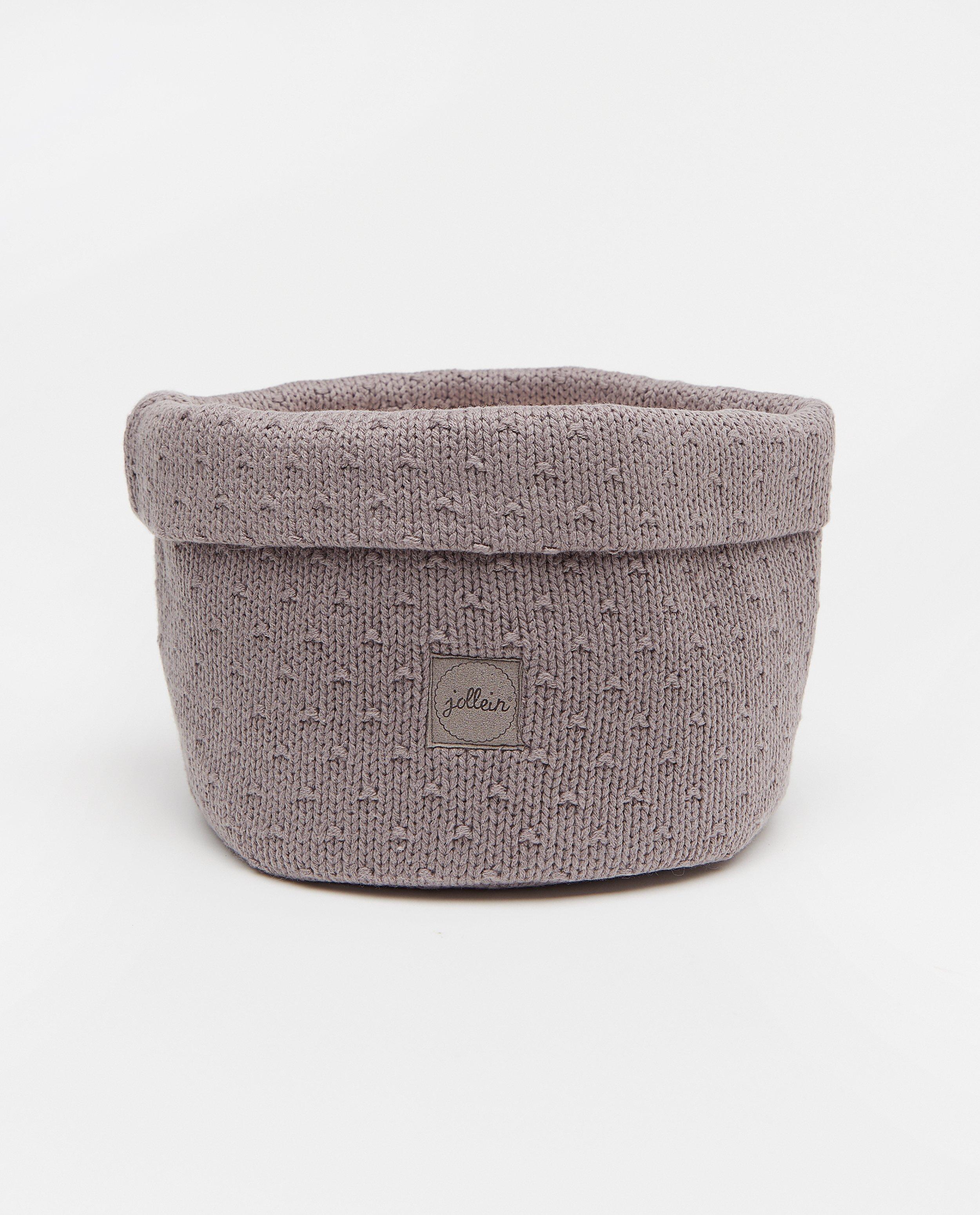 Gebreide opbergmand Jollein - met doorsnede van 18 cm - Jollein