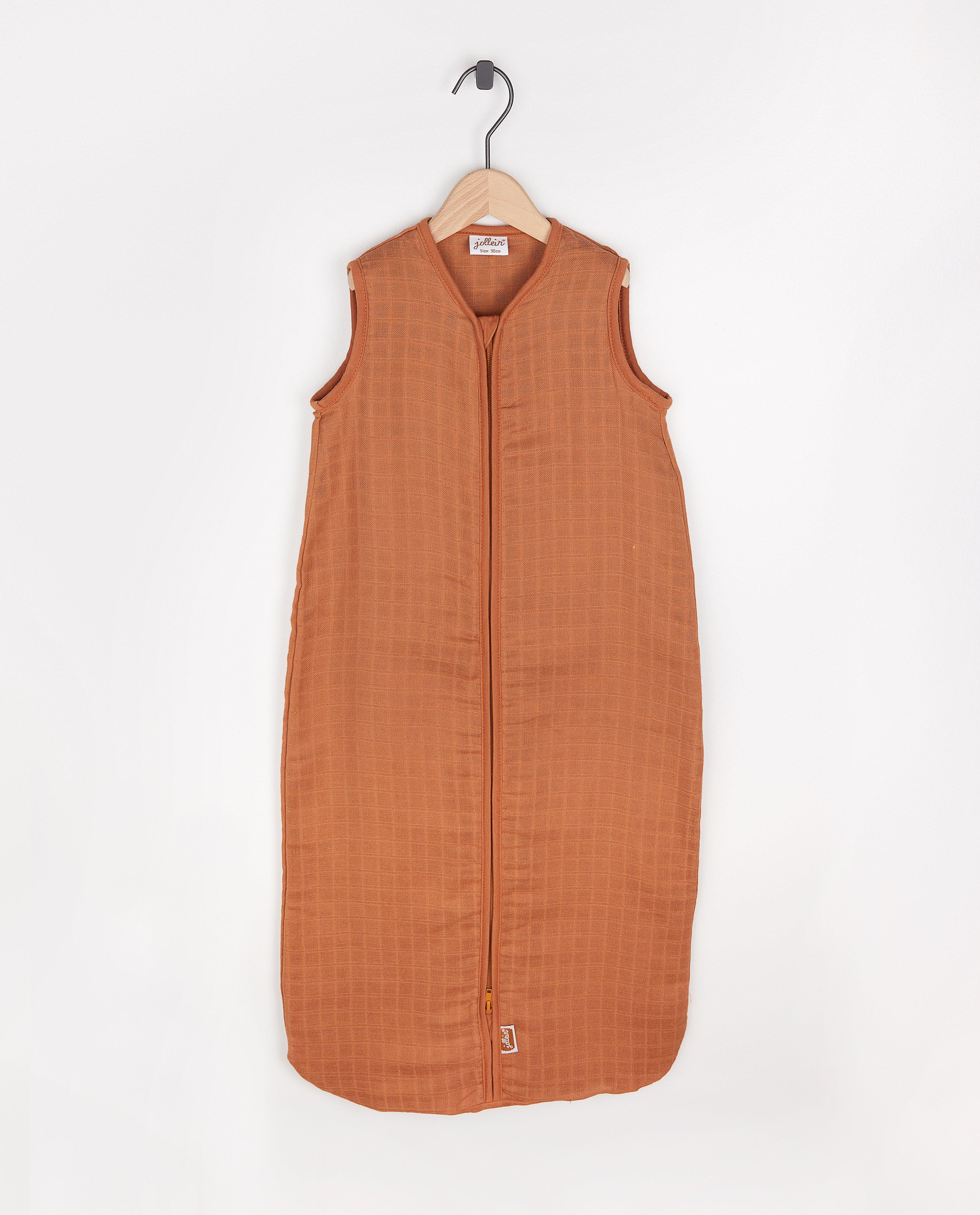 Hydrofiele slaapzak Jollein - 90 cm - in caramel - Jollein