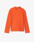 T-shirts - Oranje souspull met rib fred + ginger