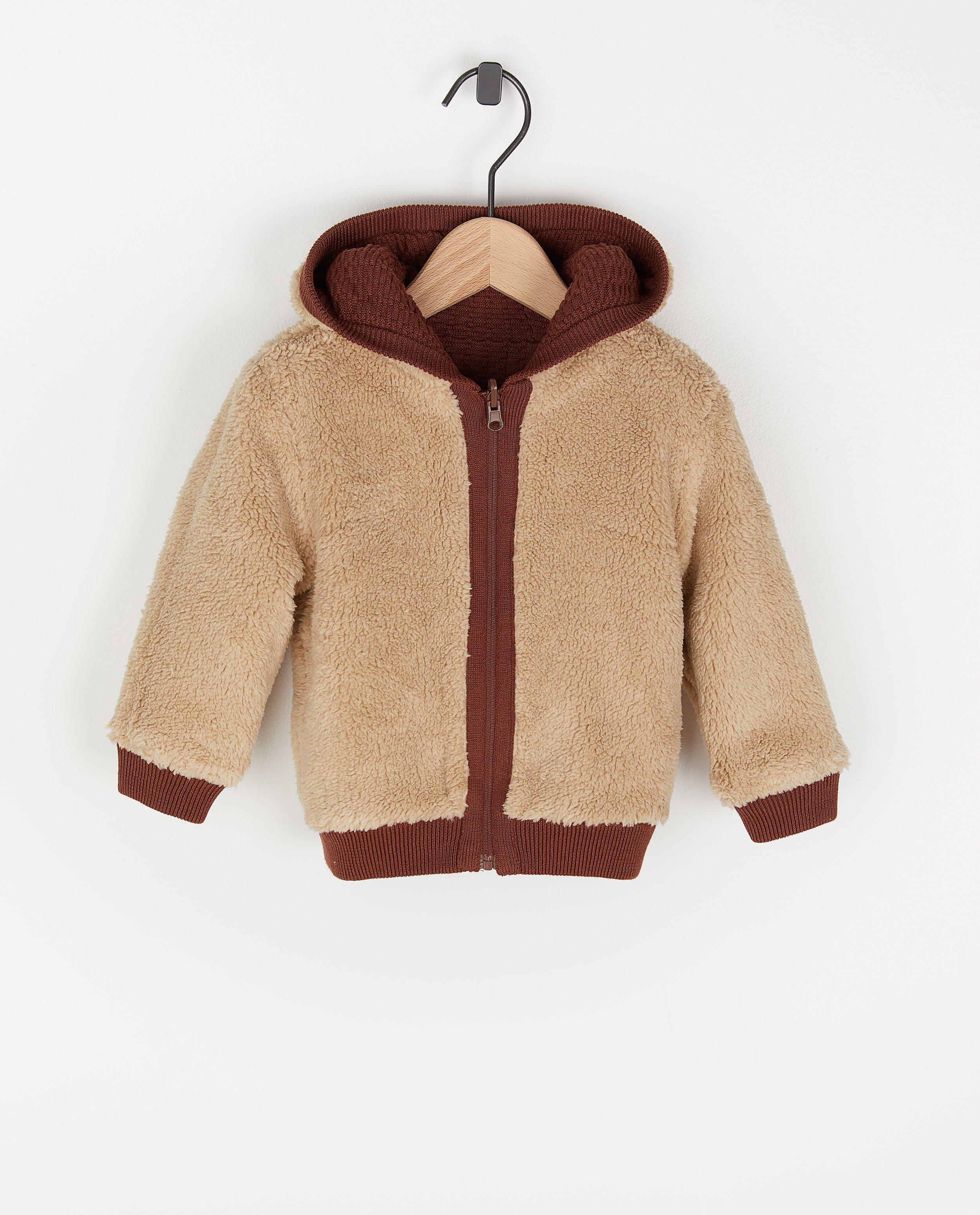 Teddys - Veste réversible avec peluche - unisexe